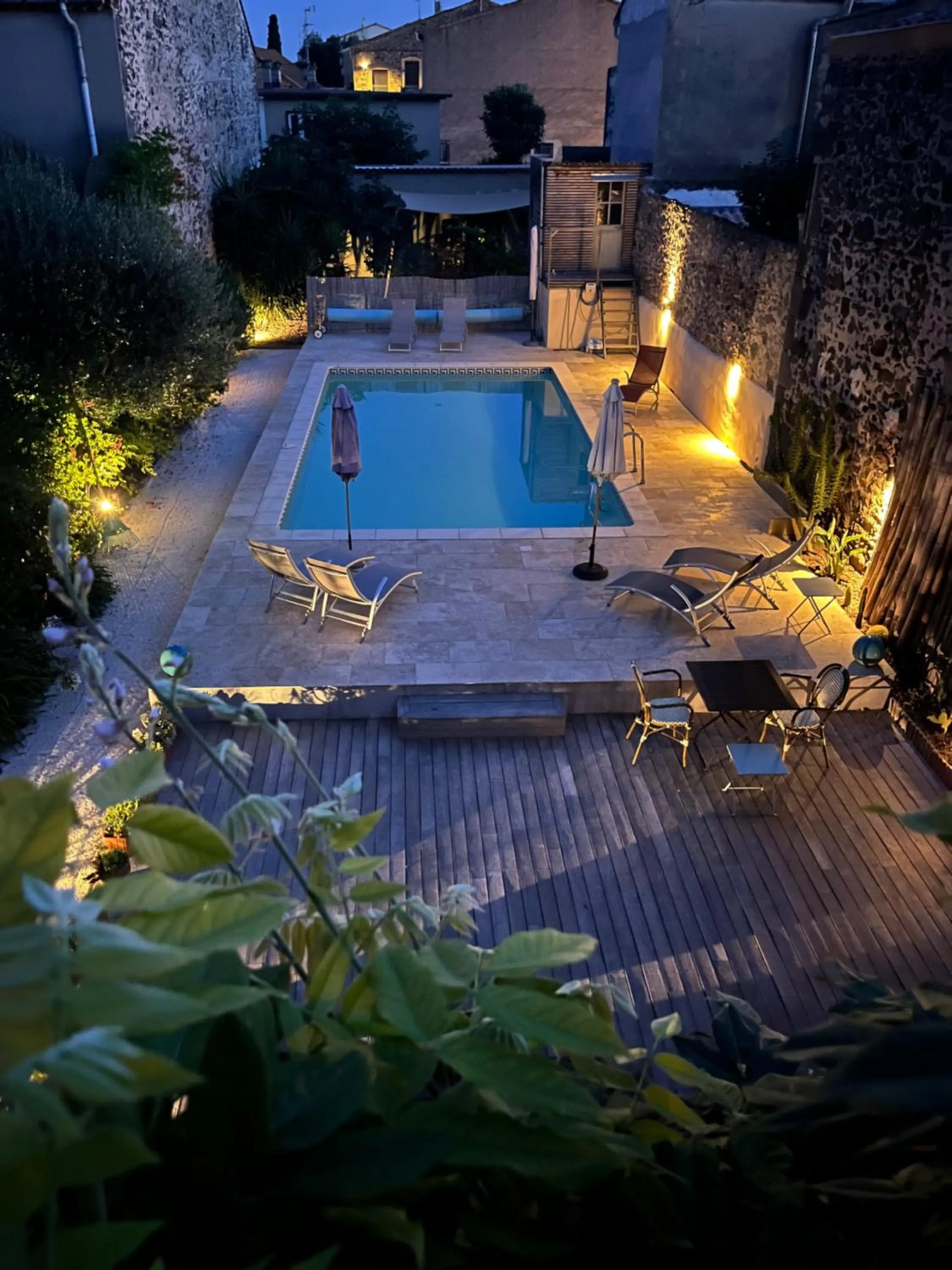 Pool view in La Casa Occitane