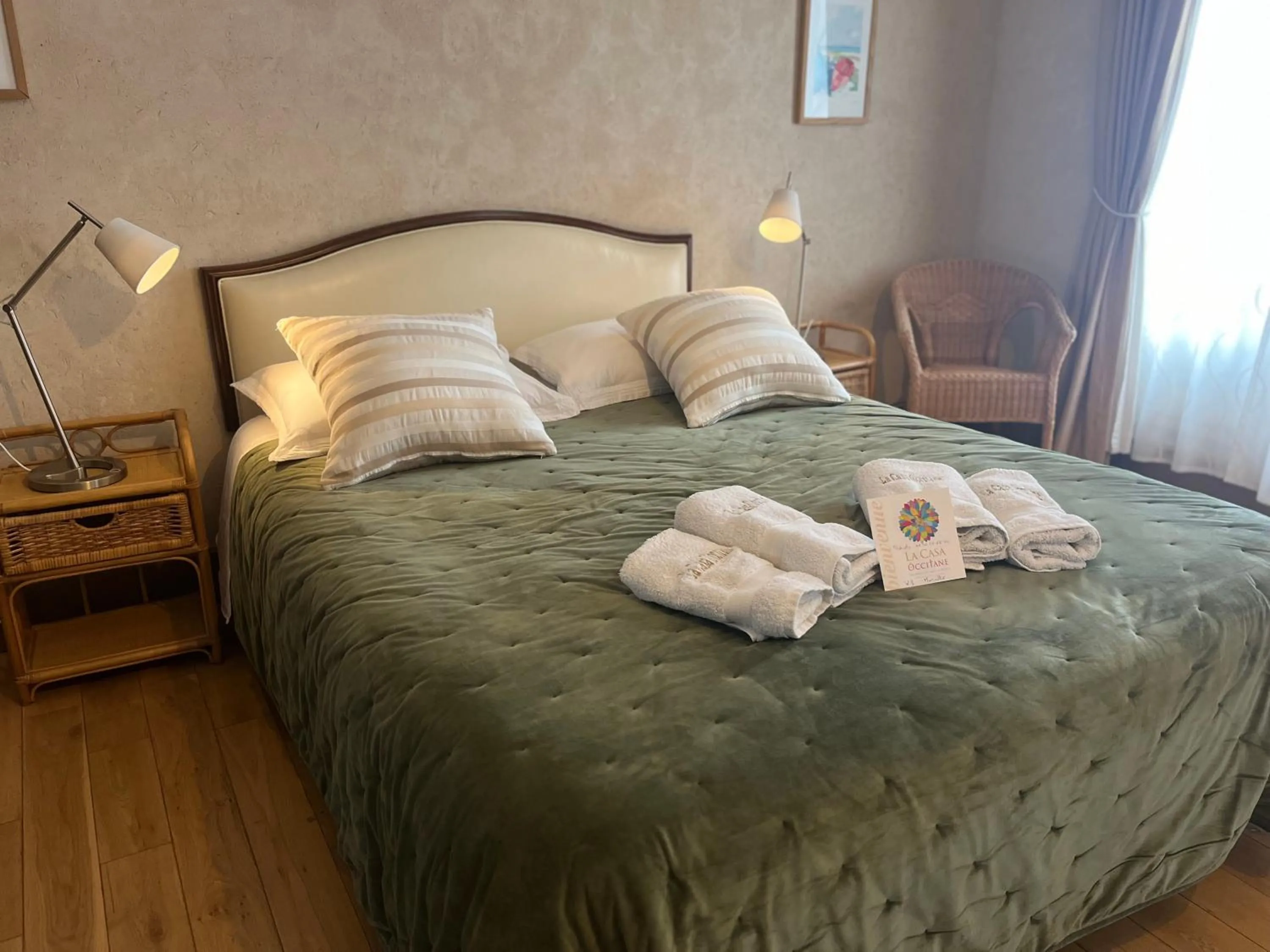 Bed in La Casa Occitane