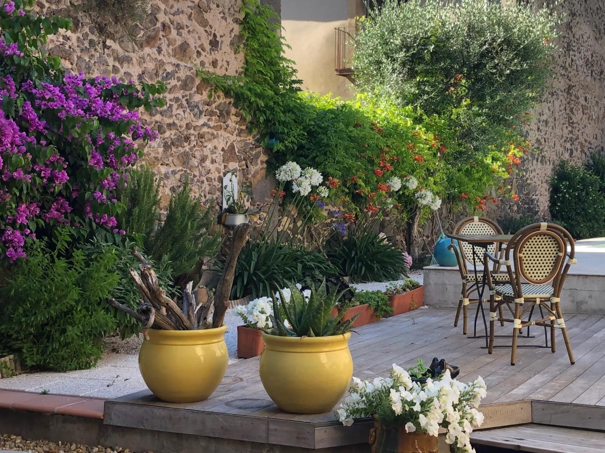 Garden in La Casa Occitane