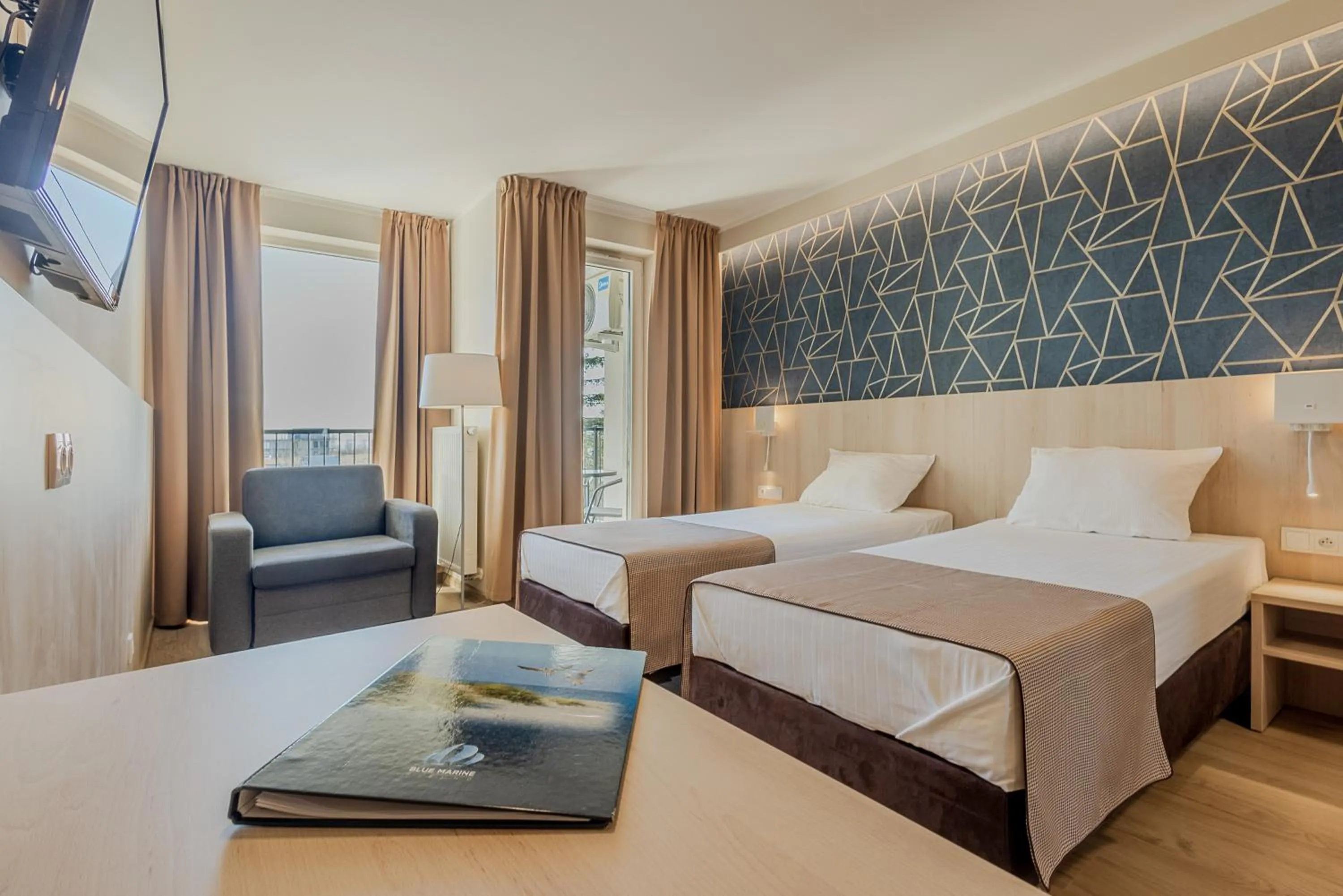 Bed in Blue Marine Mielno