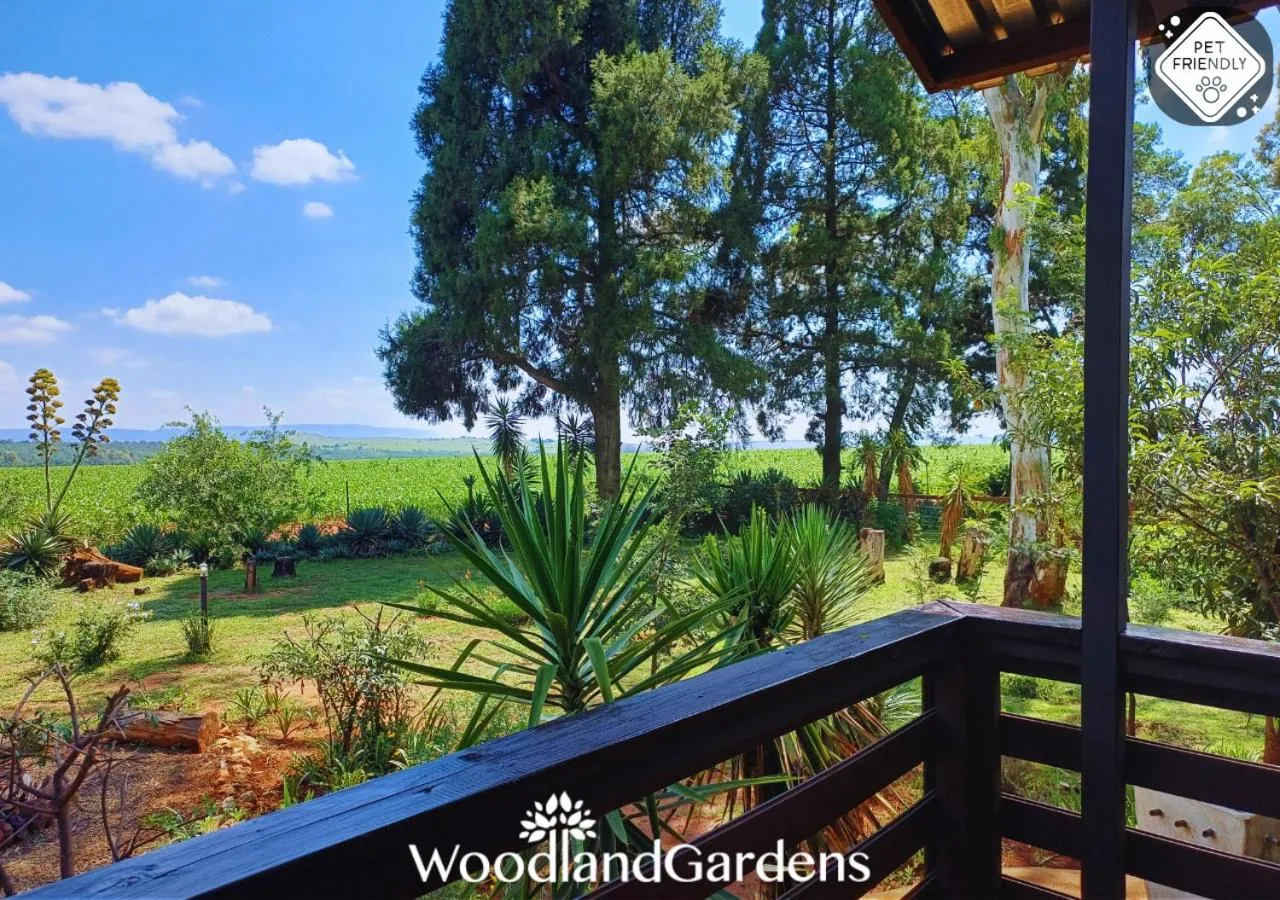 Garden in Woodland Gardens Self catering Pet Friendly Lodge