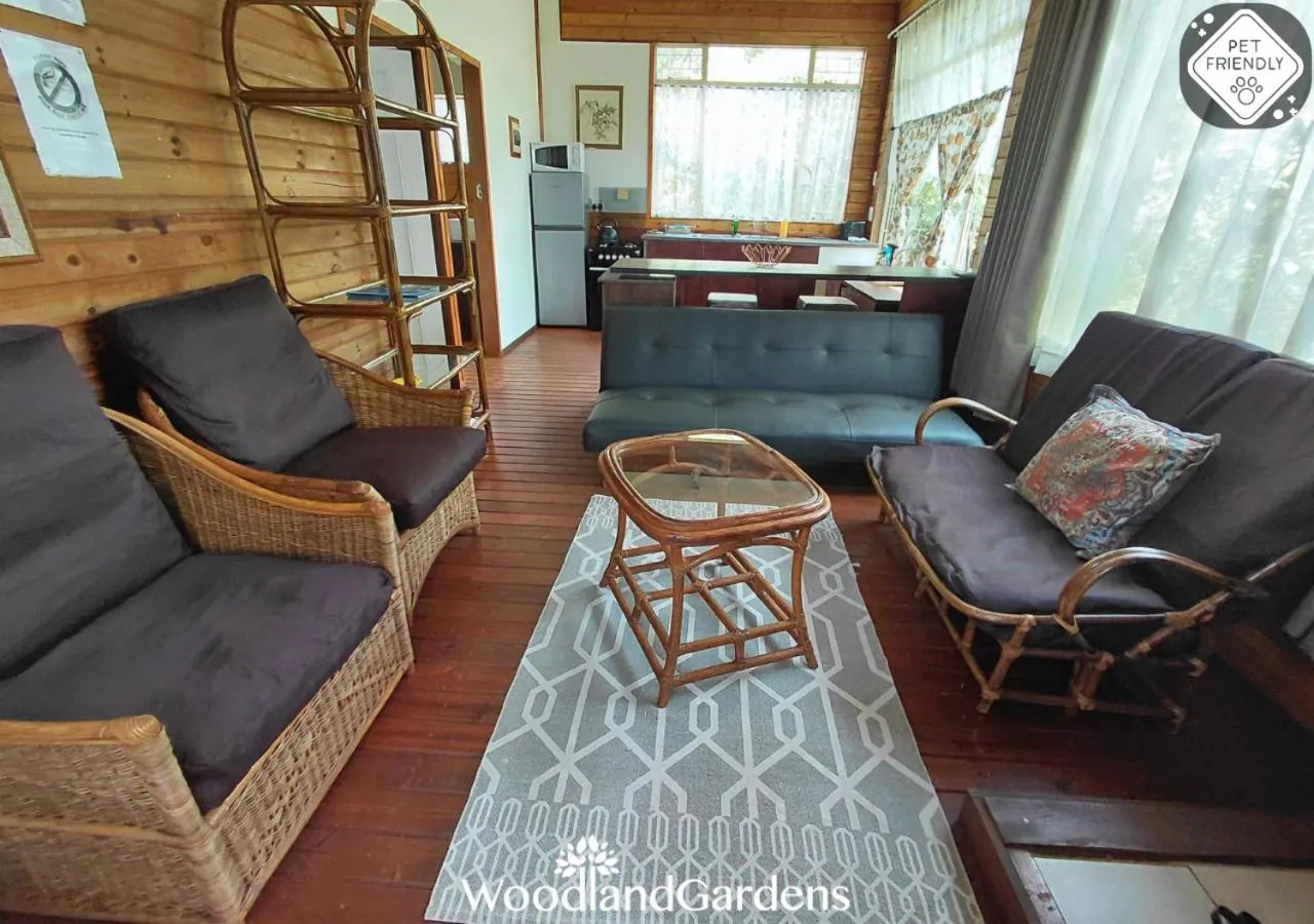 Living room in Woodland Gardens Self catering Pet Friendly Lodge