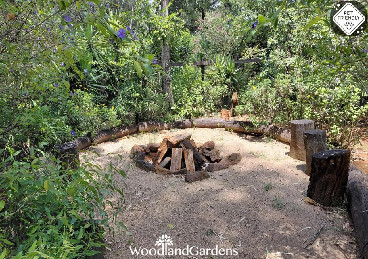 Garden in Woodland Gardens Self catering Pet Friendly Lodge