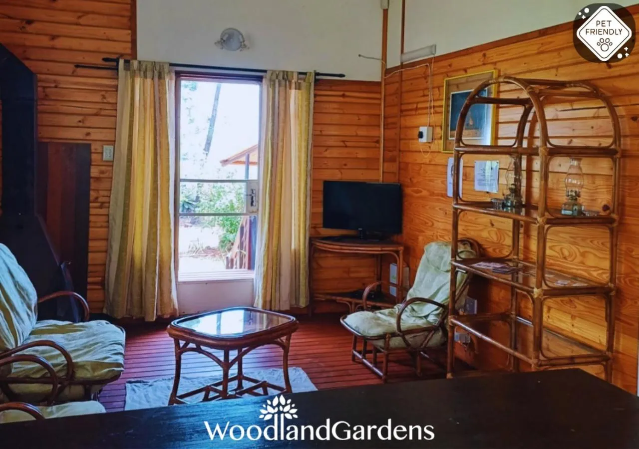 TV and multimedia in Woodland Gardens Self catering Pet Friendly Lodge
