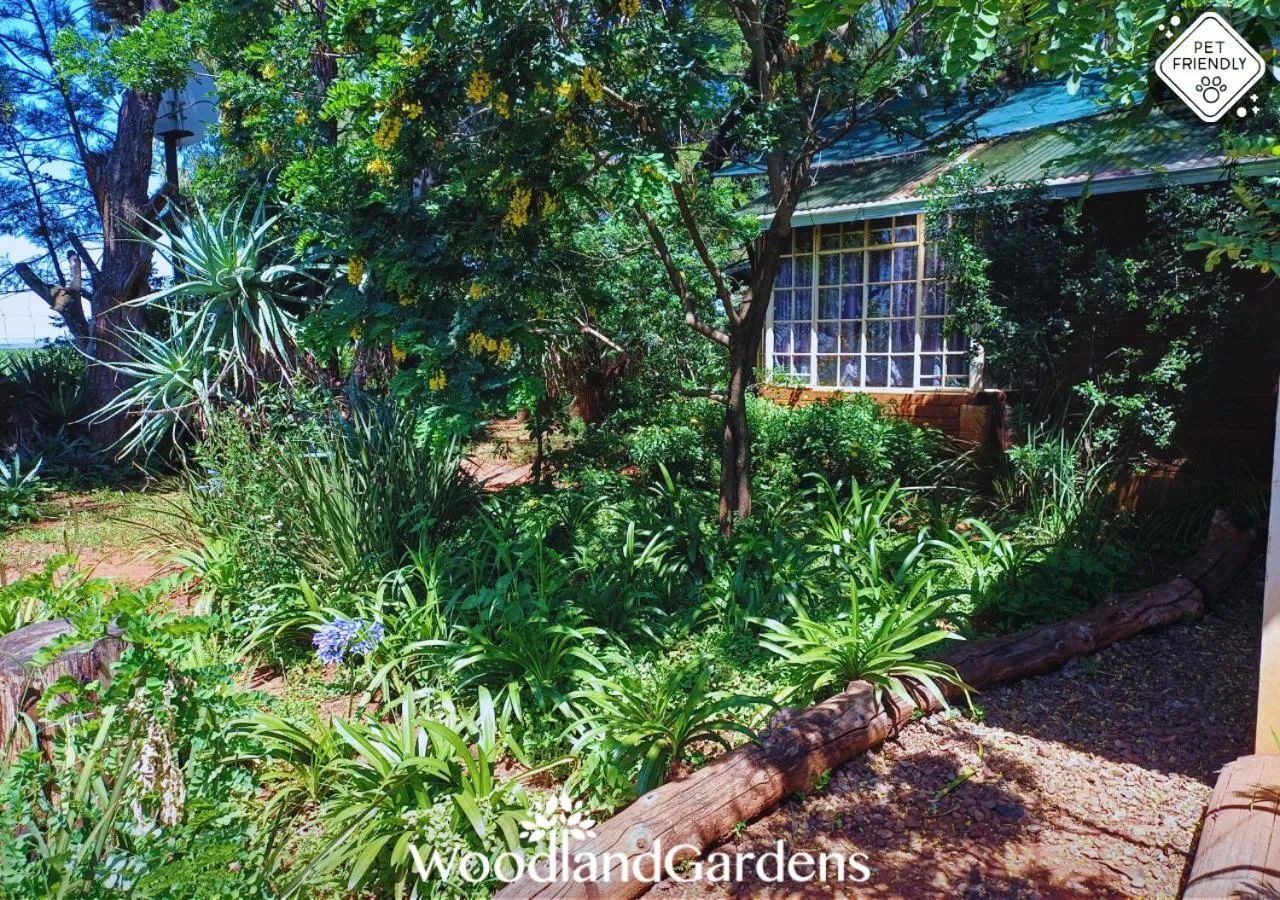 Garden in Woodland Gardens Self catering Pet Friendly Lodge