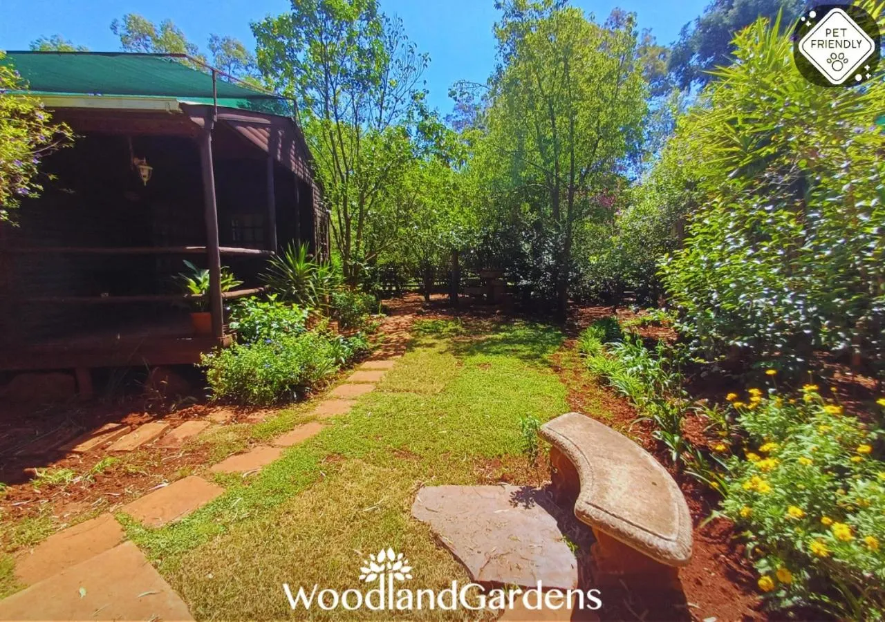 Garden in Woodland Gardens Self catering Pet Friendly Lodge