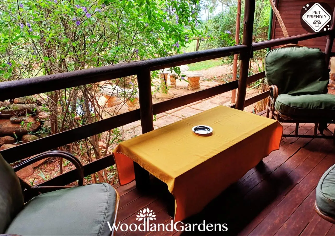 Garden in Woodland Gardens Self catering Pet Friendly Lodge