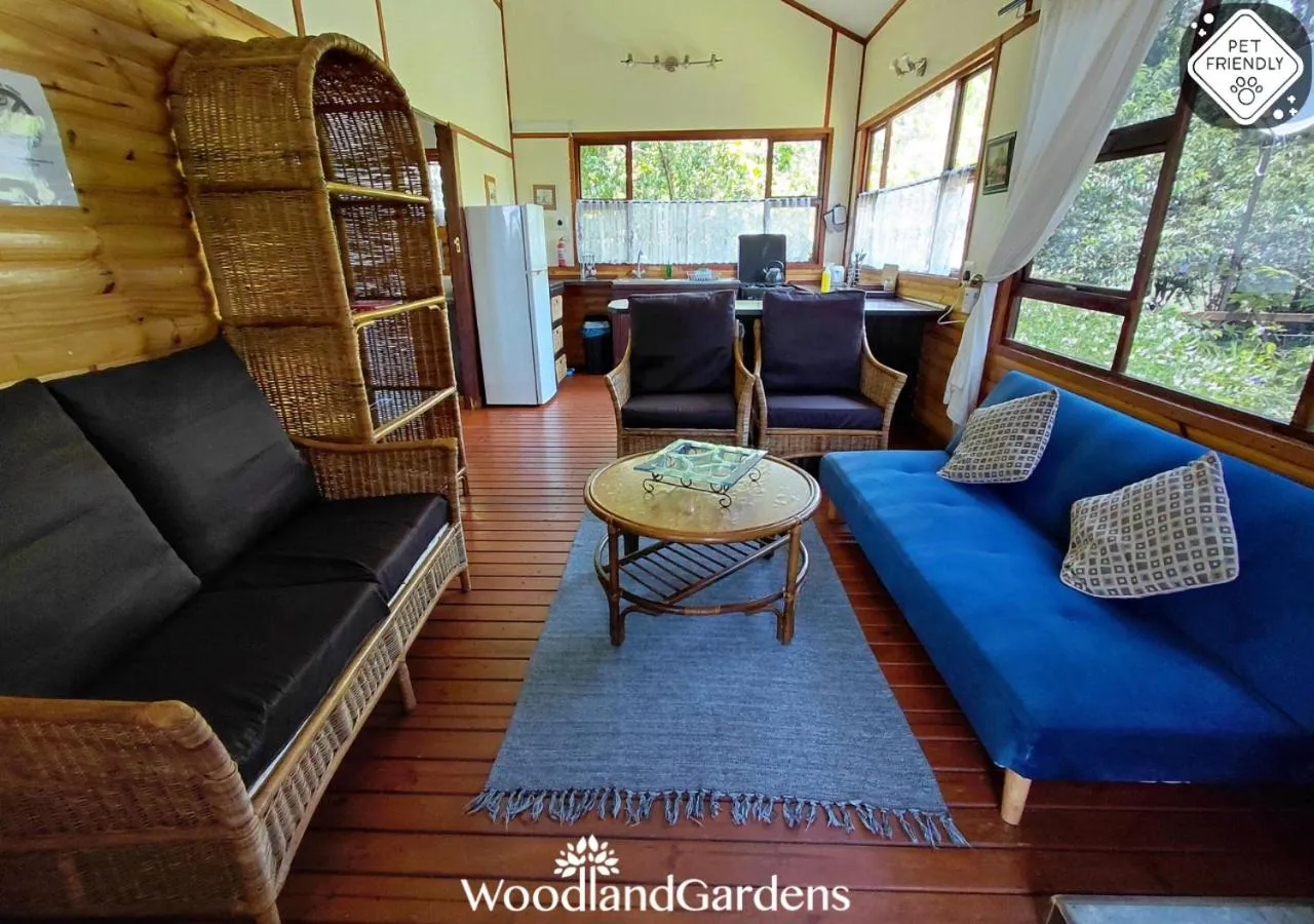 Living room in Woodland Gardens Self catering Pet Friendly Lodge