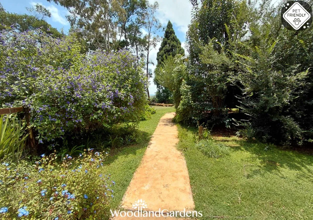 Garden in Woodland Gardens Self catering Pet Friendly Lodge