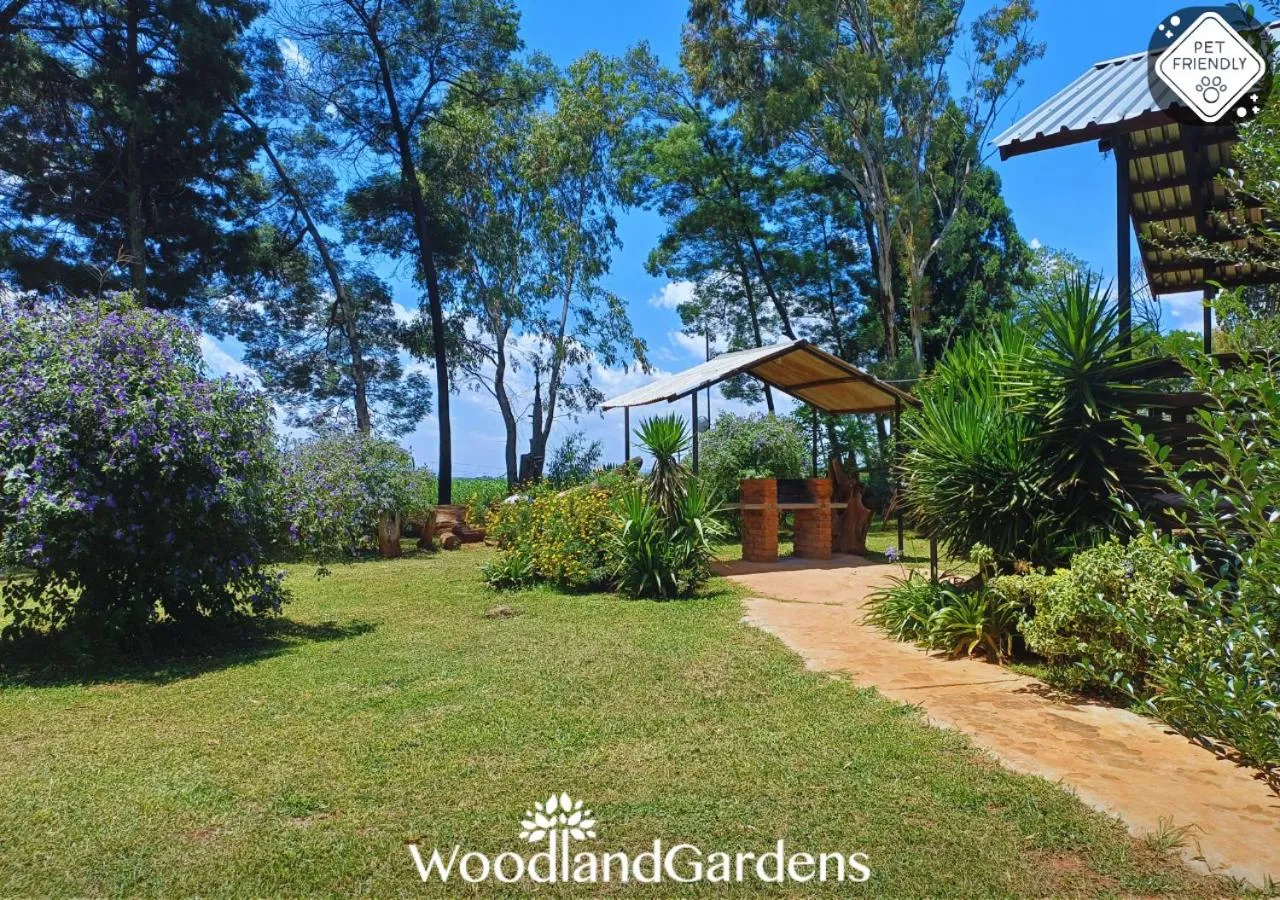 BBQ facilities in Woodland Gardens Self catering Pet Friendly Lodge