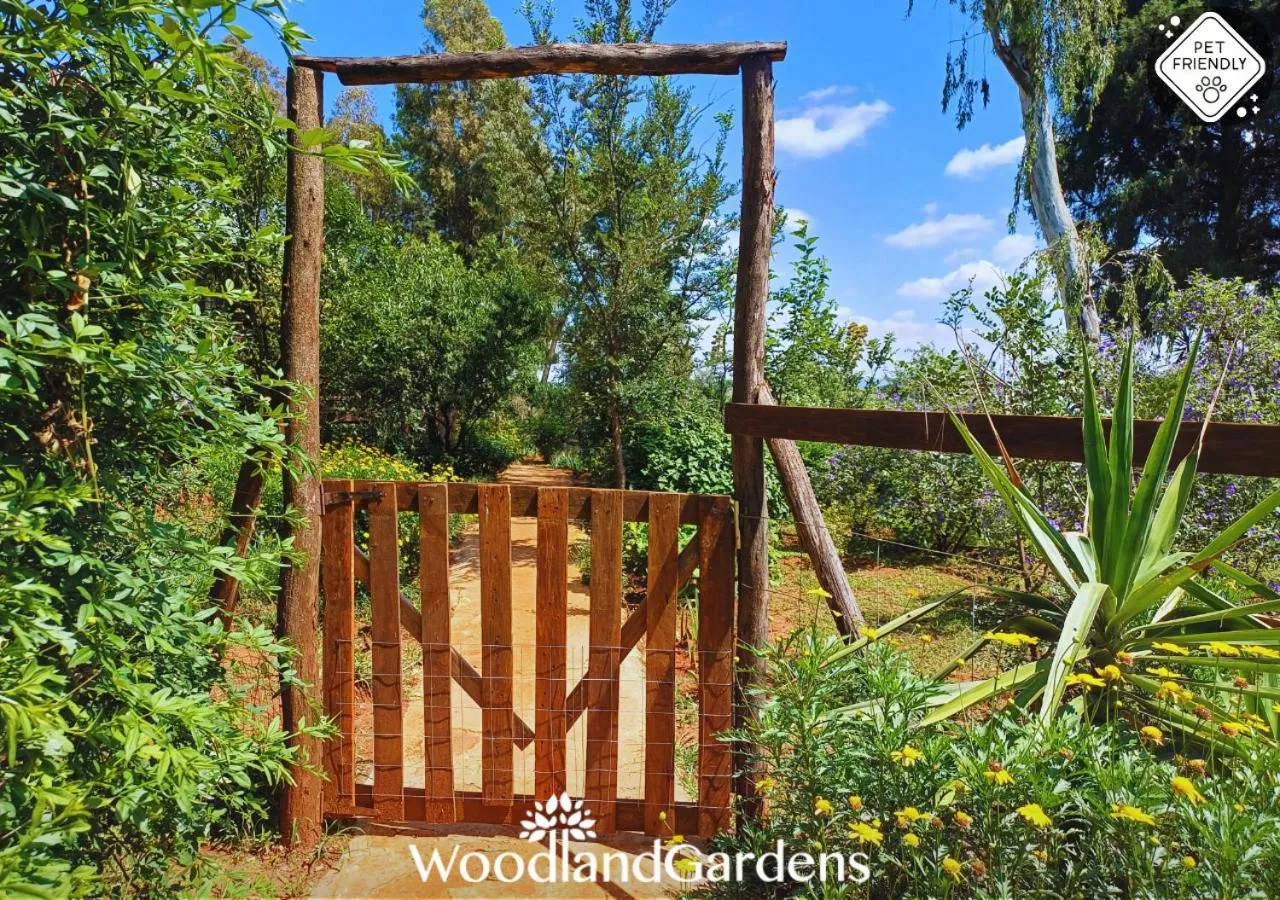 Garden in Woodland Gardens Self catering Pet Friendly Lodge