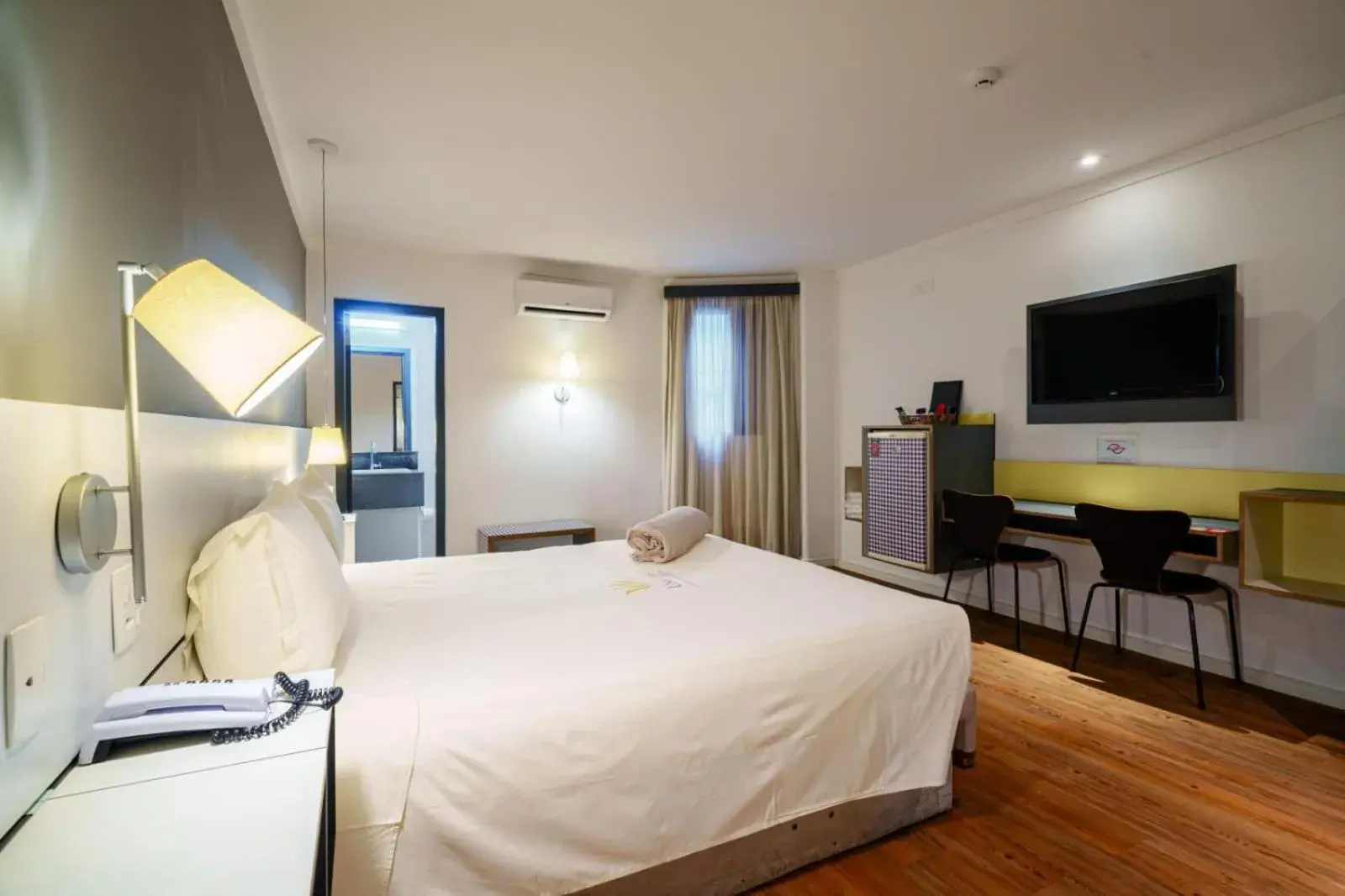 Bed in Uniclass Hotel Pinheiros Bed in Uniclass Hotel Pinheiros