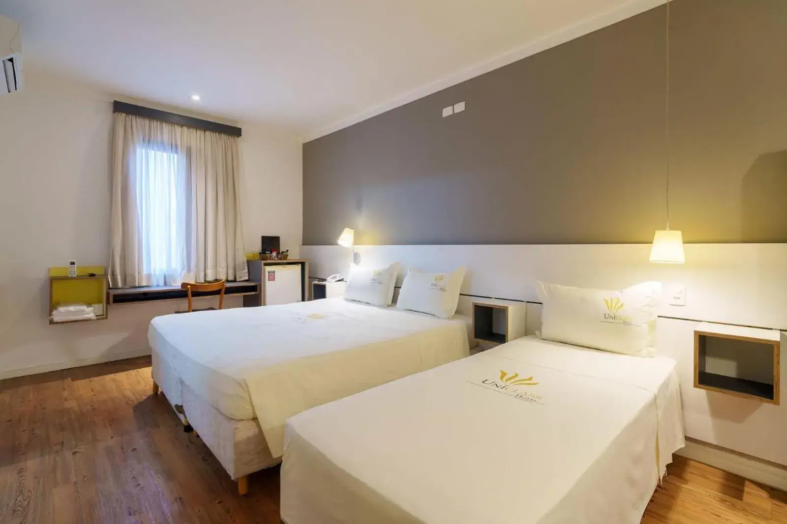 Bed in Uniclass Hotel Pinheiros Bed in Uniclass Hotel Pinheiros