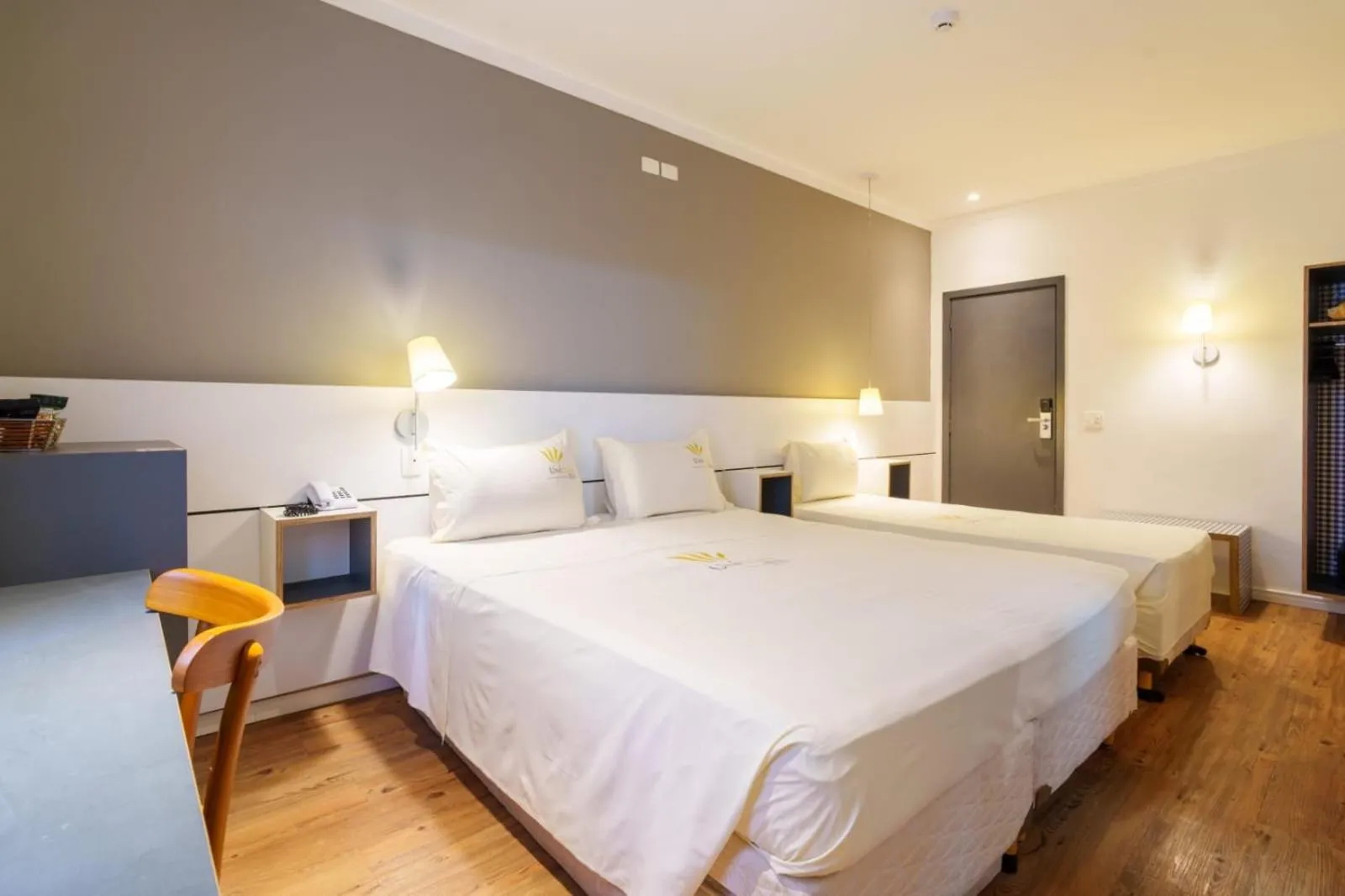 Bed in Uniclass Hotel Pinheiros