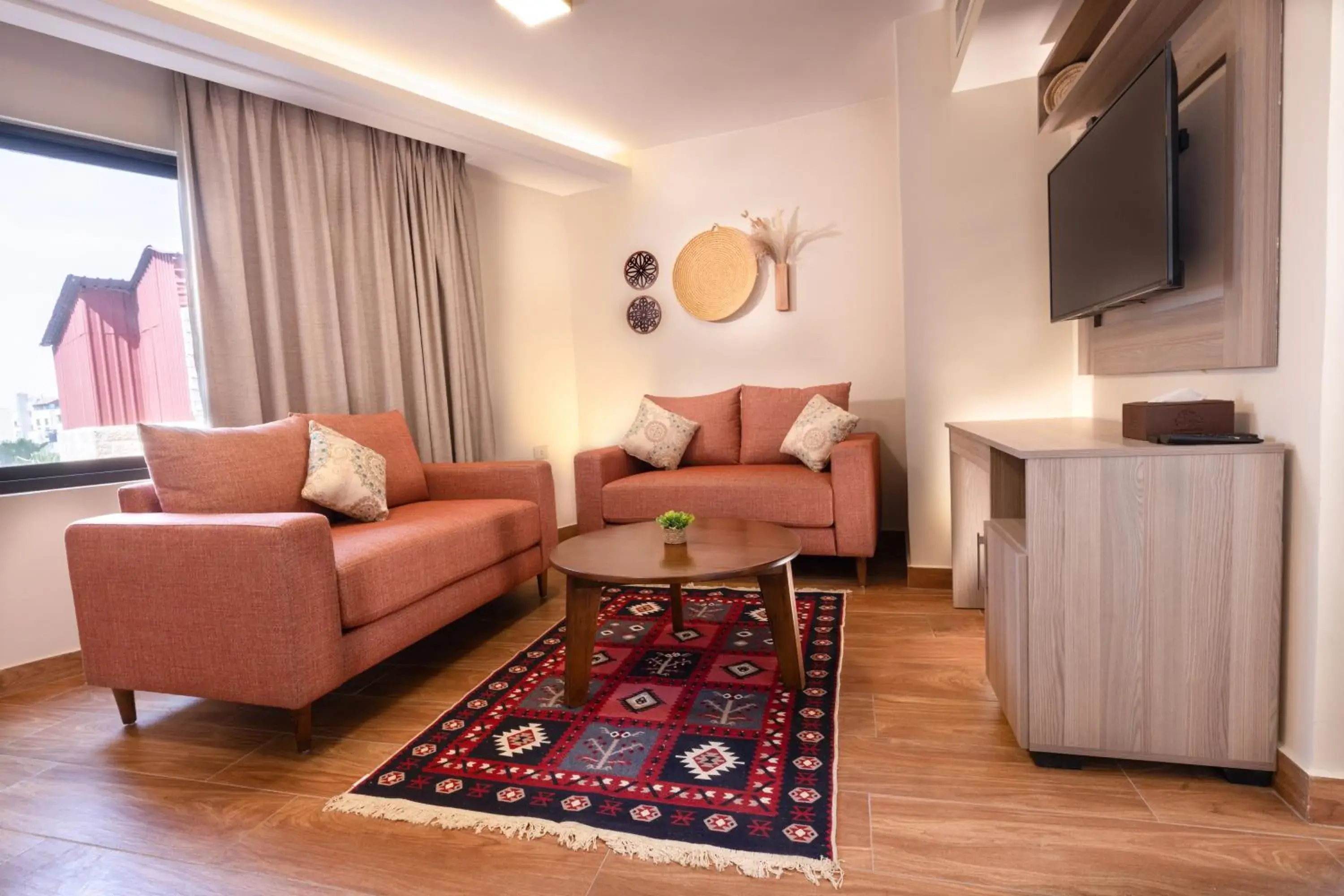 One-Bedroom Suite in Sukoon Hotel Amman One-Bedroom Suite in Sukoon Hotel Amman