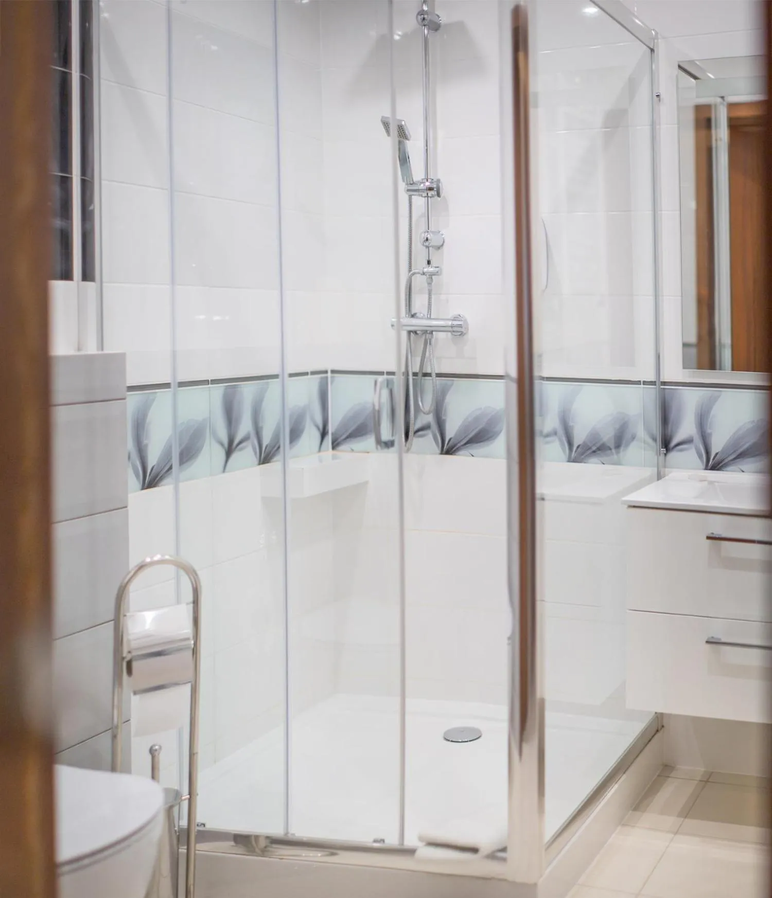 Shower in Pod Wzgórzem Bed & Breakfast