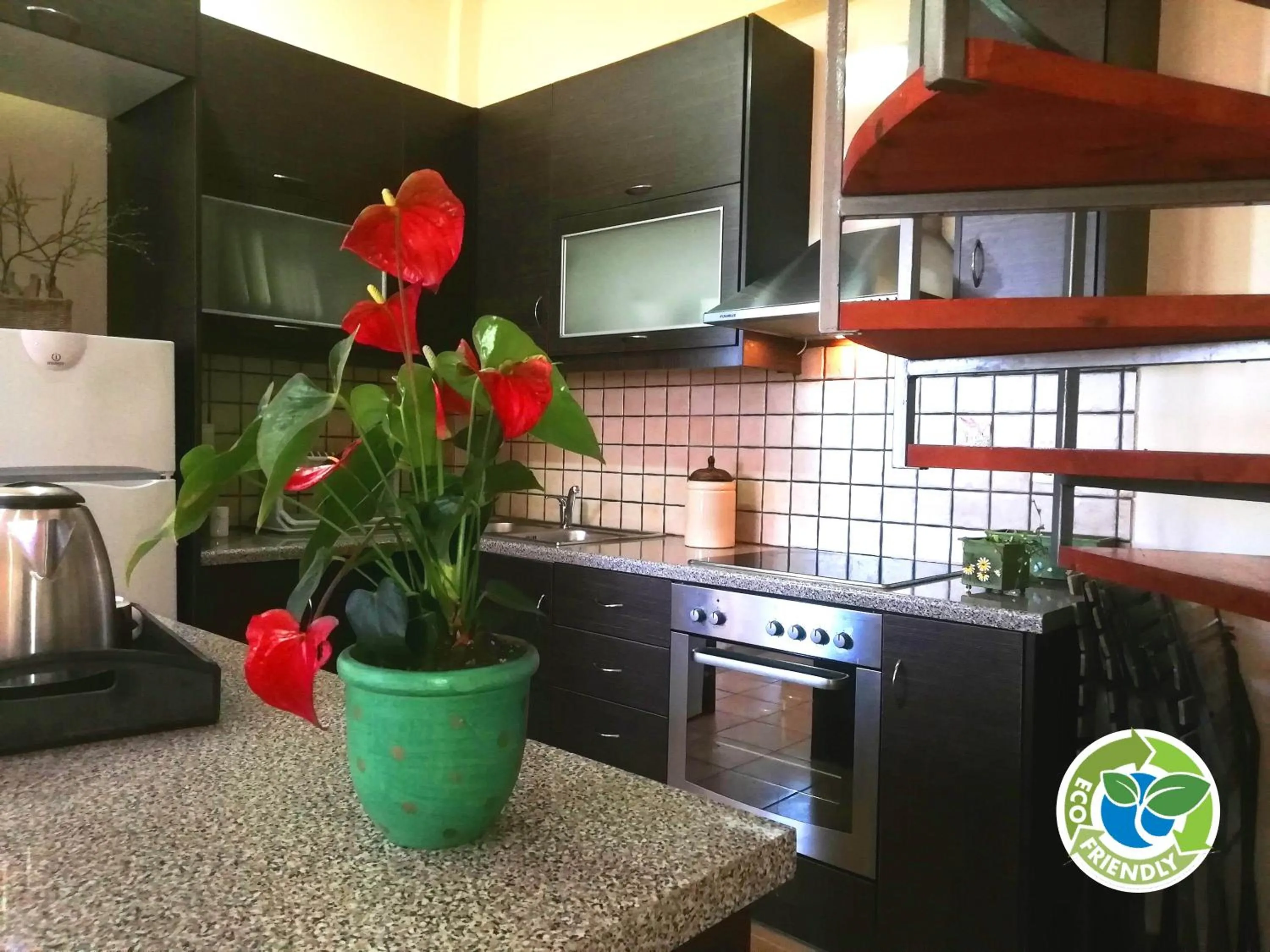 Kitchen or kitchenette in Point Twins Apartments