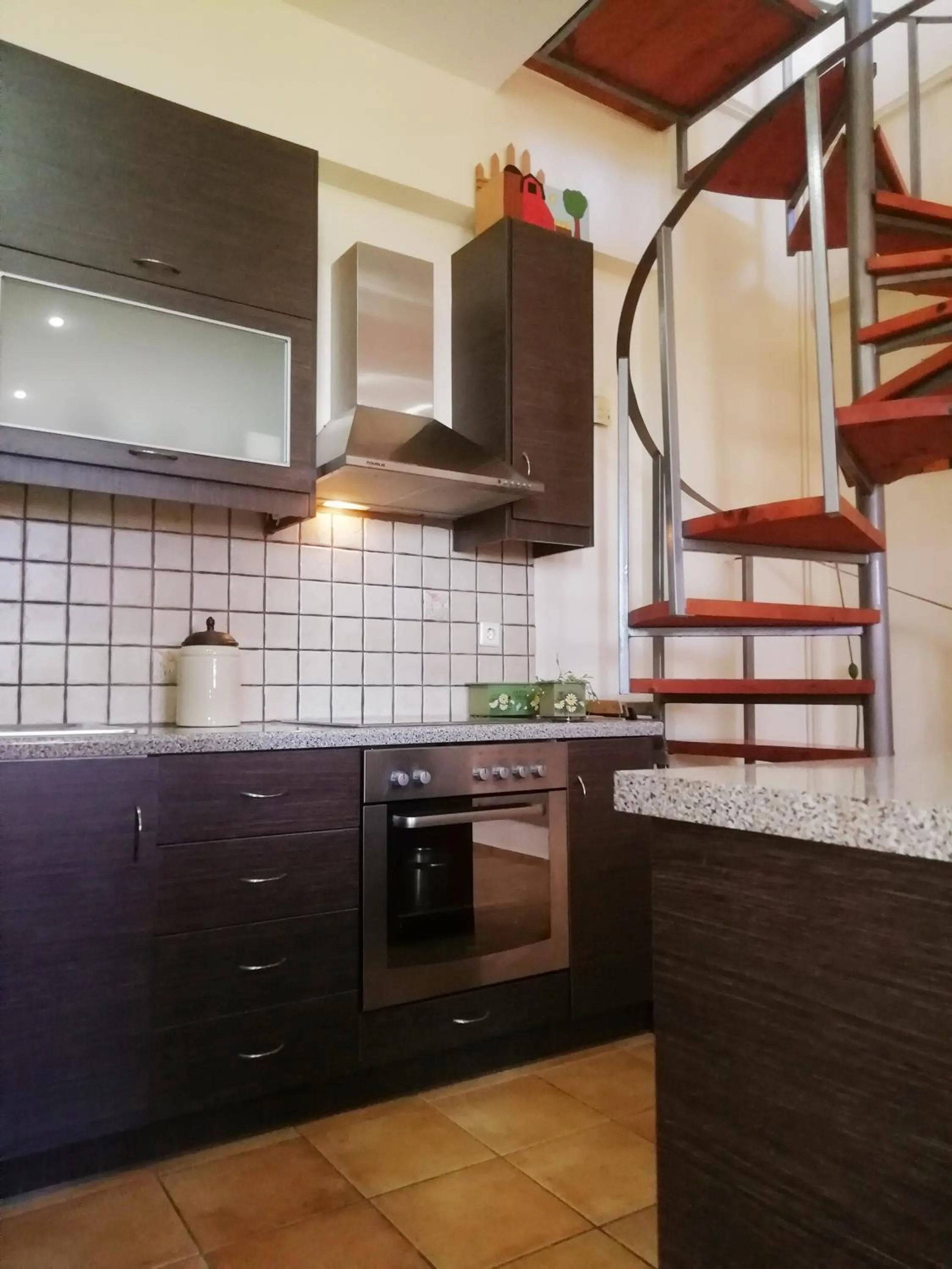 Kitchen or kitchenette in Point Twins Apartments