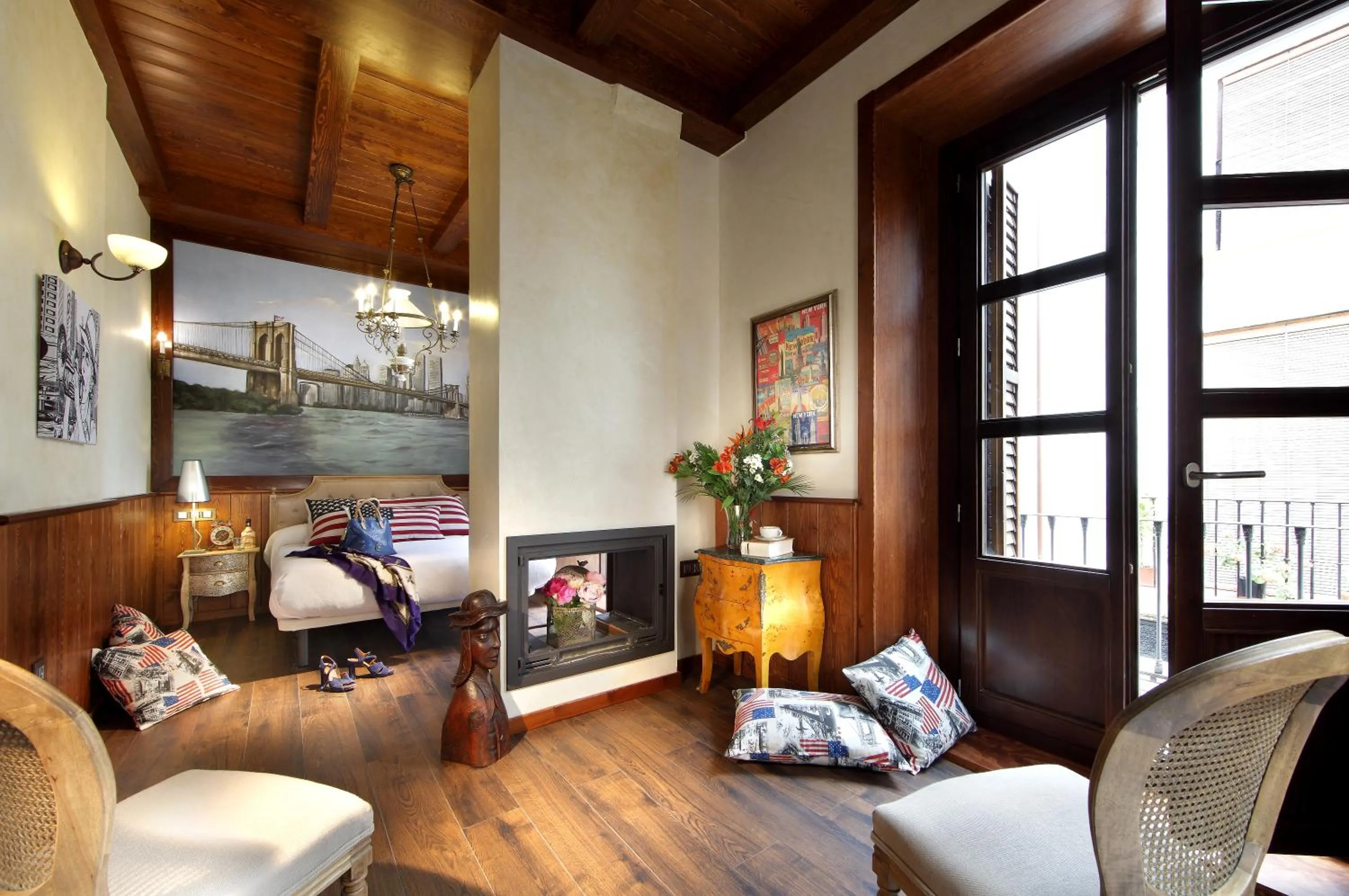 Photo of the whole room in Casa Palacete 1822