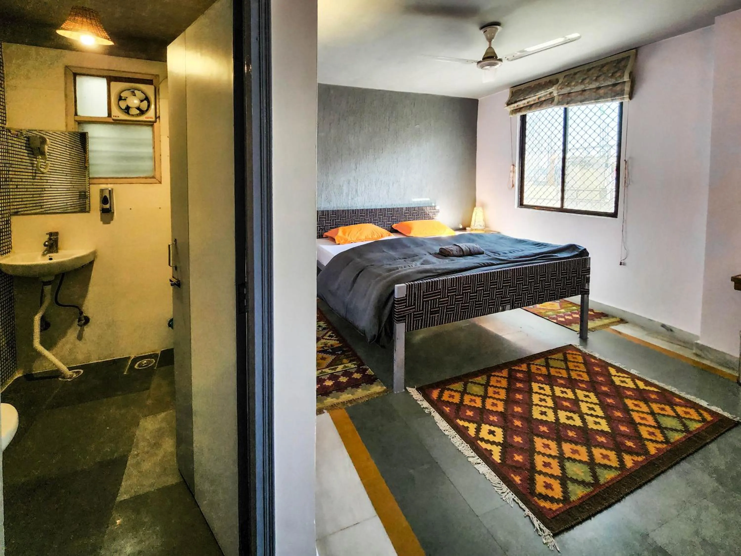 Bedroom, Bed in JHouse near Bhikaji