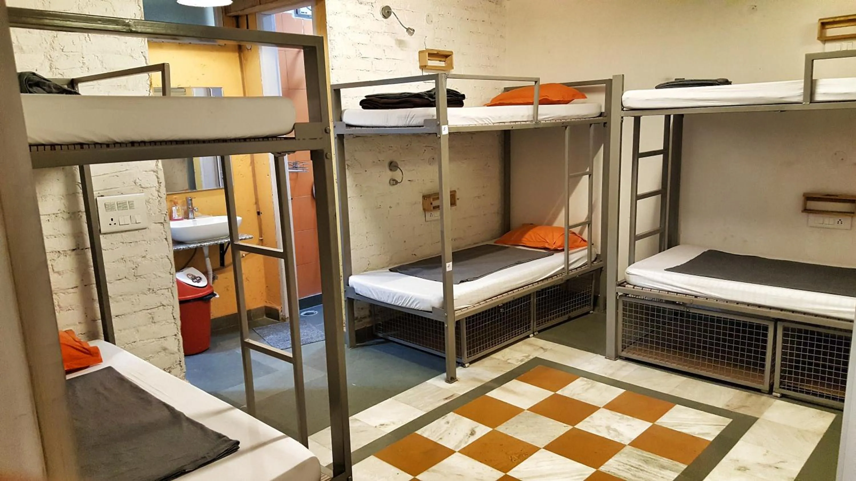 Bed in JHouse near Bhikaji