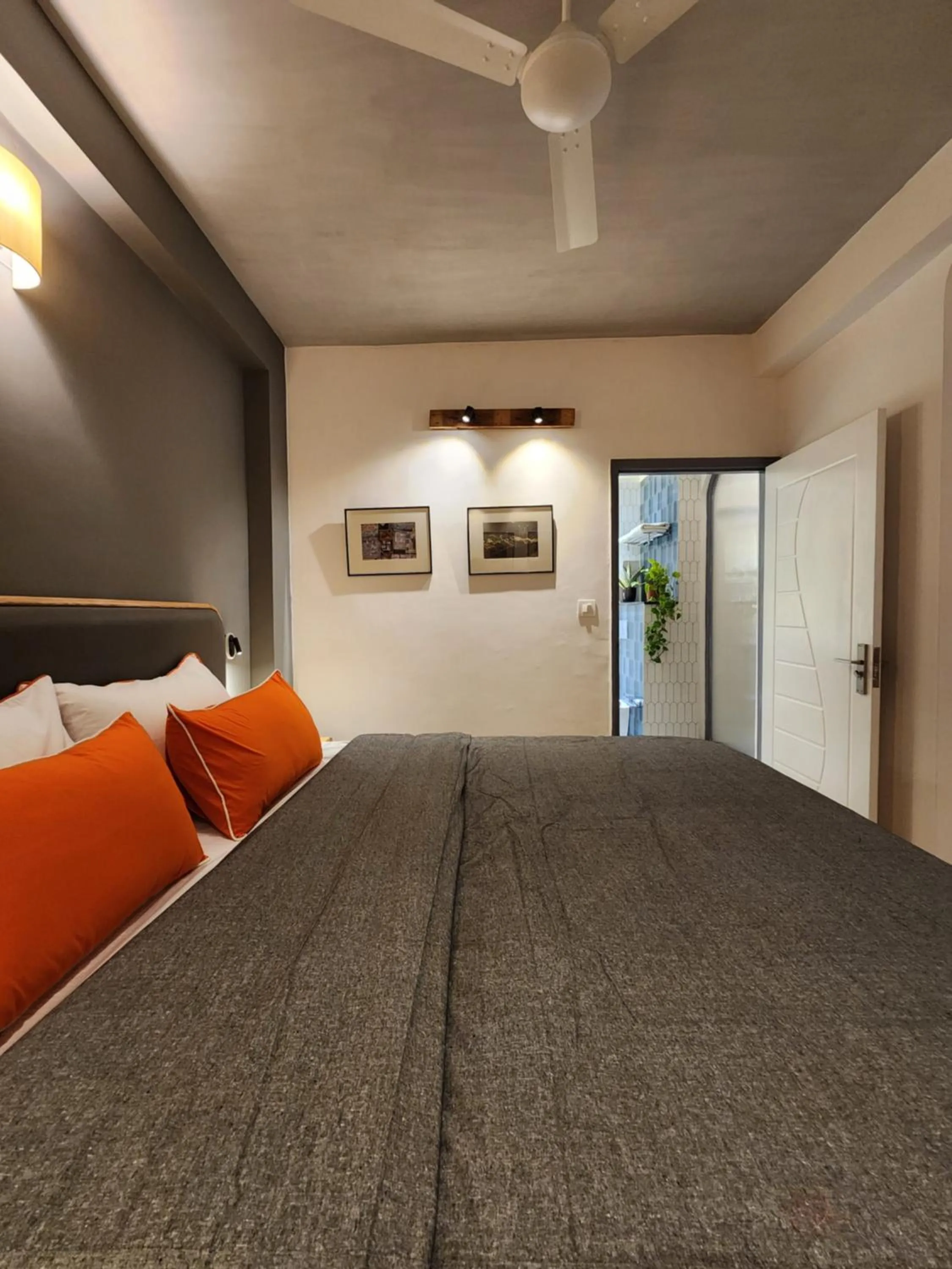 Bed in JHouse near Bhikaji