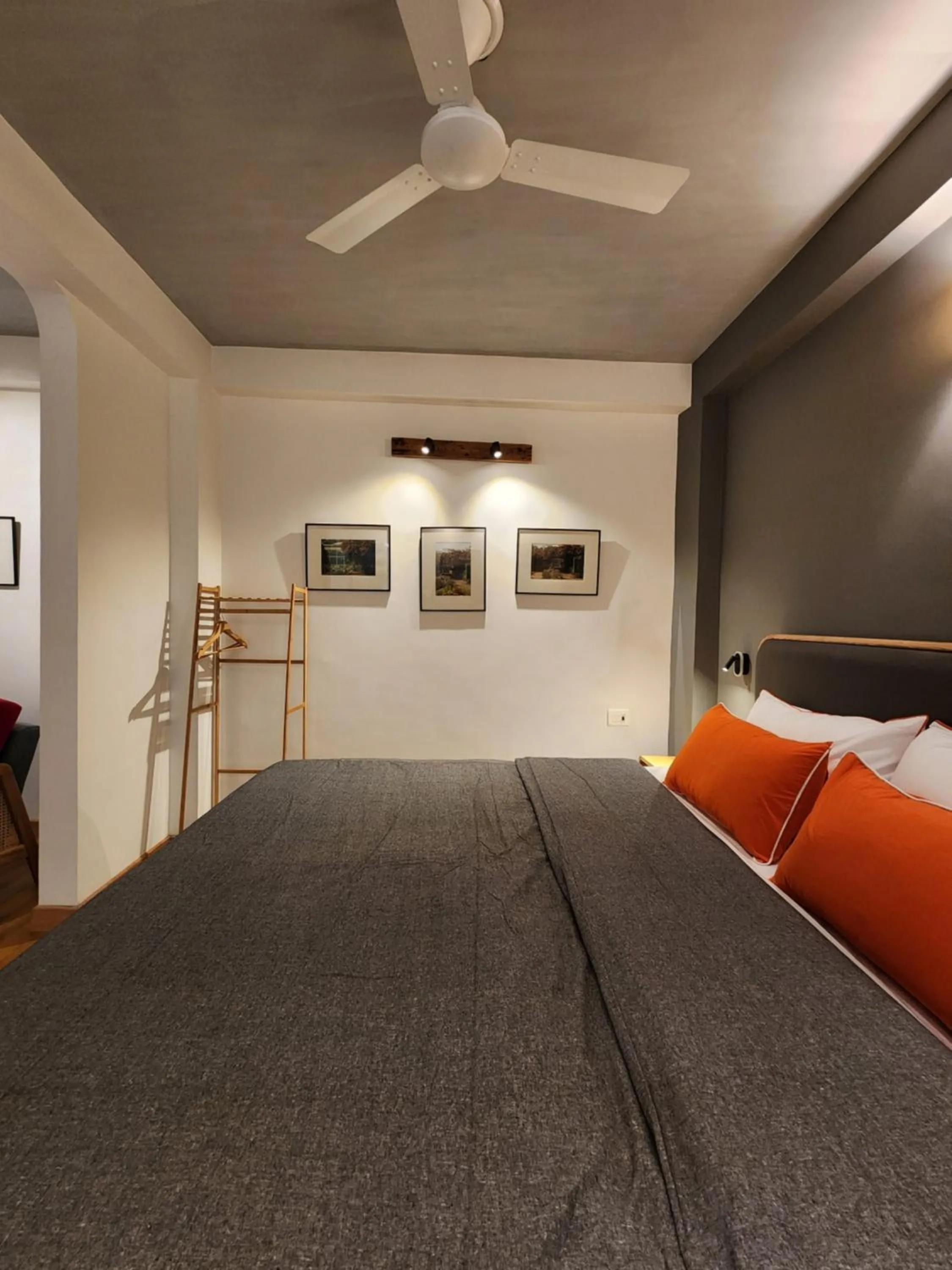 Bed in JHouse near Bhikaji