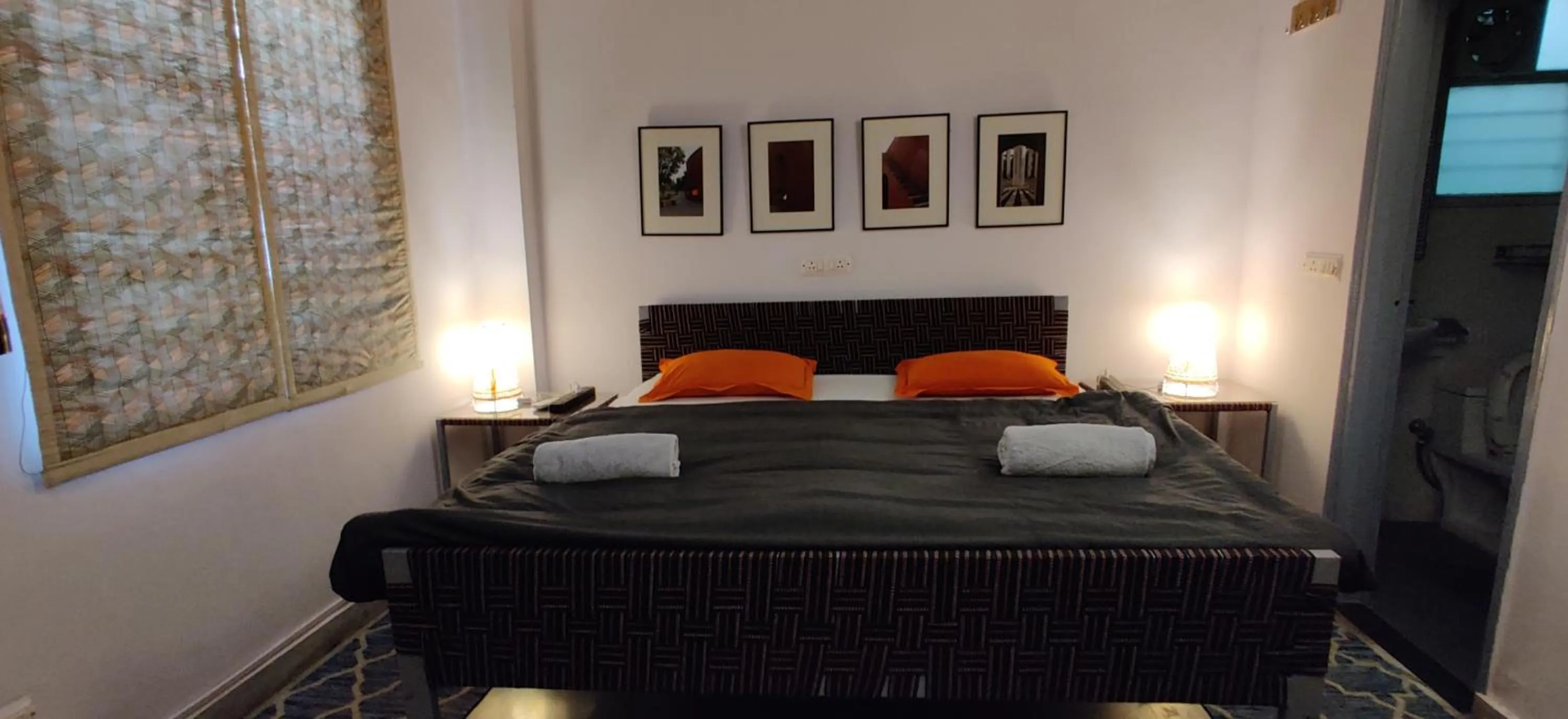 Bedroom, Bed in JHouse near Bhikaji