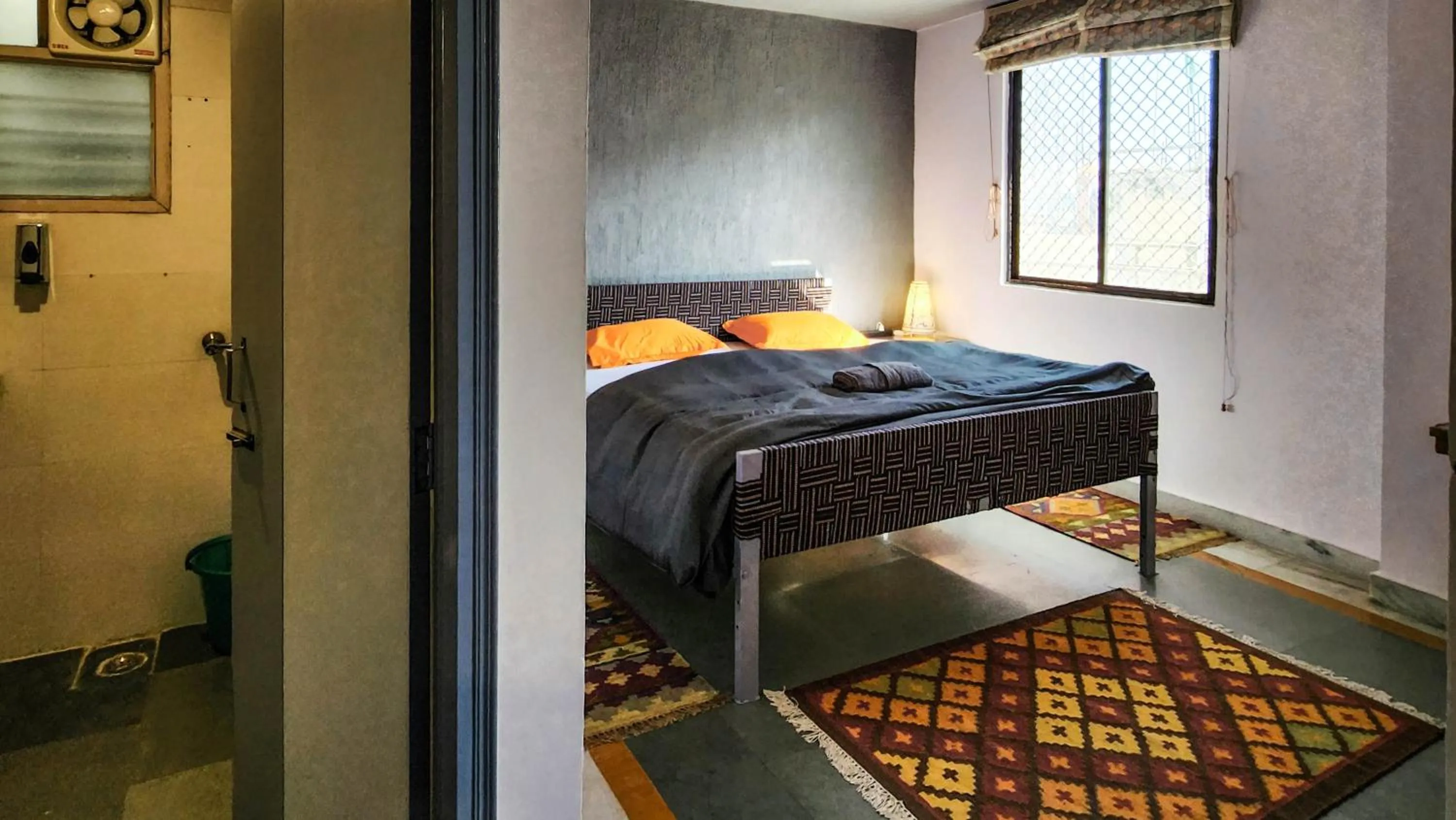 Bedroom, Bed in JHouse near Bhikaji