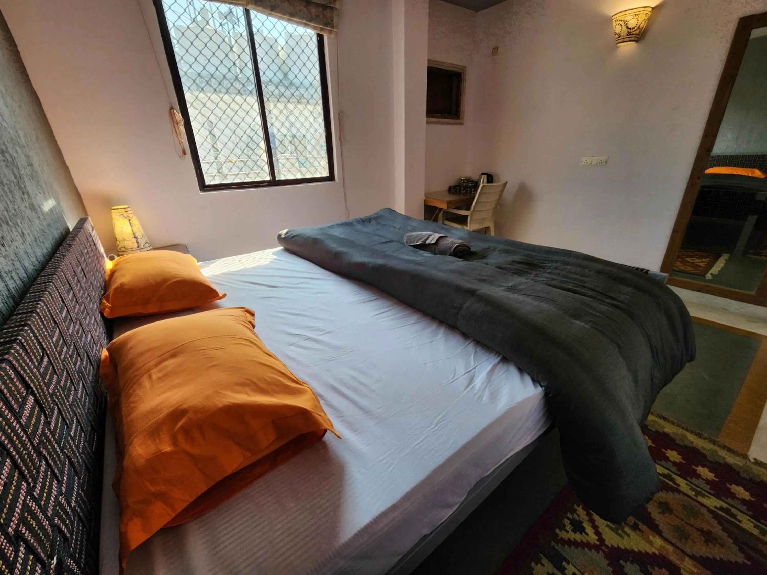 Bed in JHouse near Bhikaji