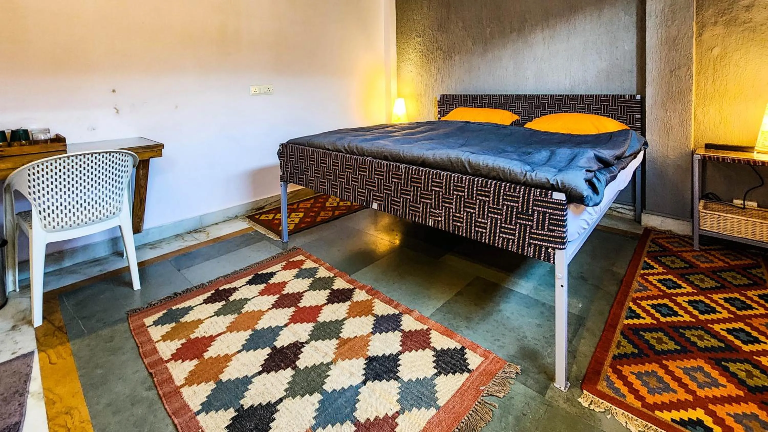 Bedroom, Bed in JHouse near Bhikaji