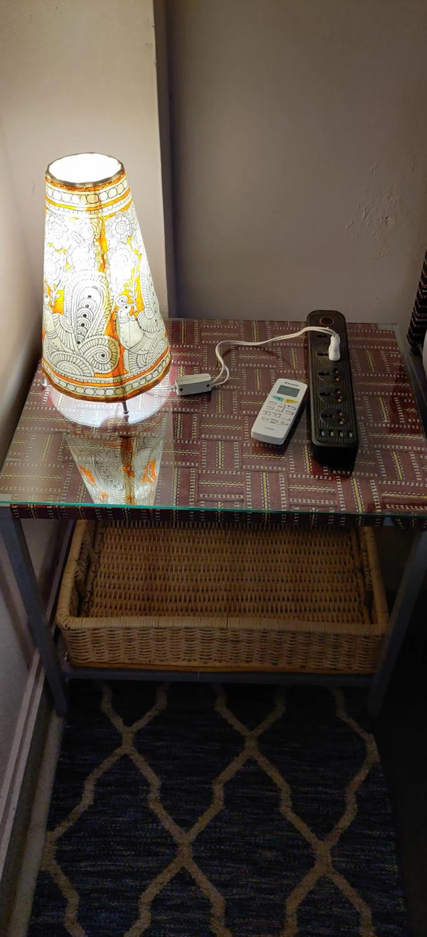 Decorative detail in JHouse near Bhikaji