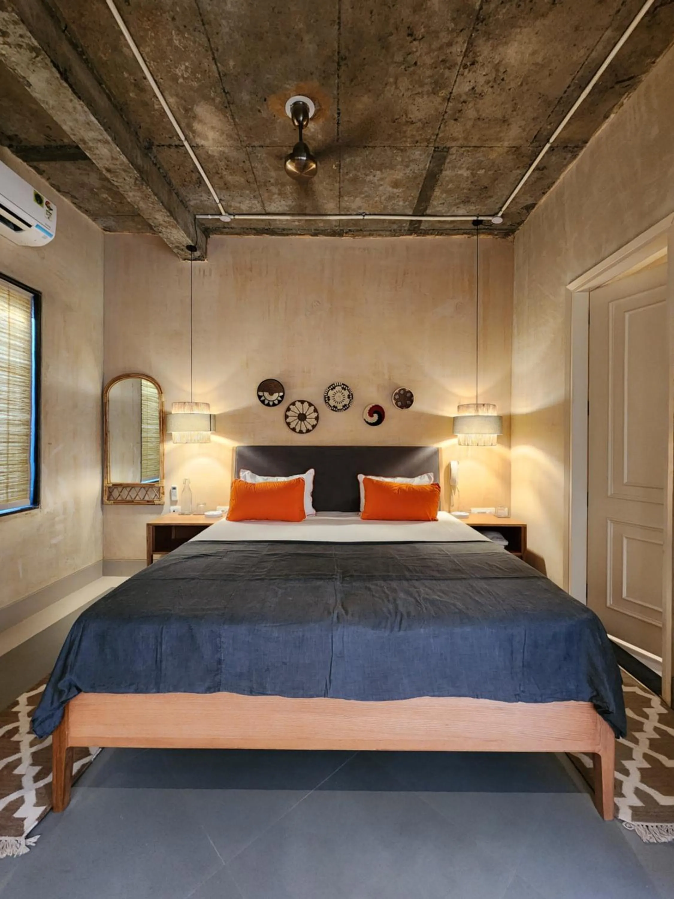 Bed in JHouse near Bhikaji