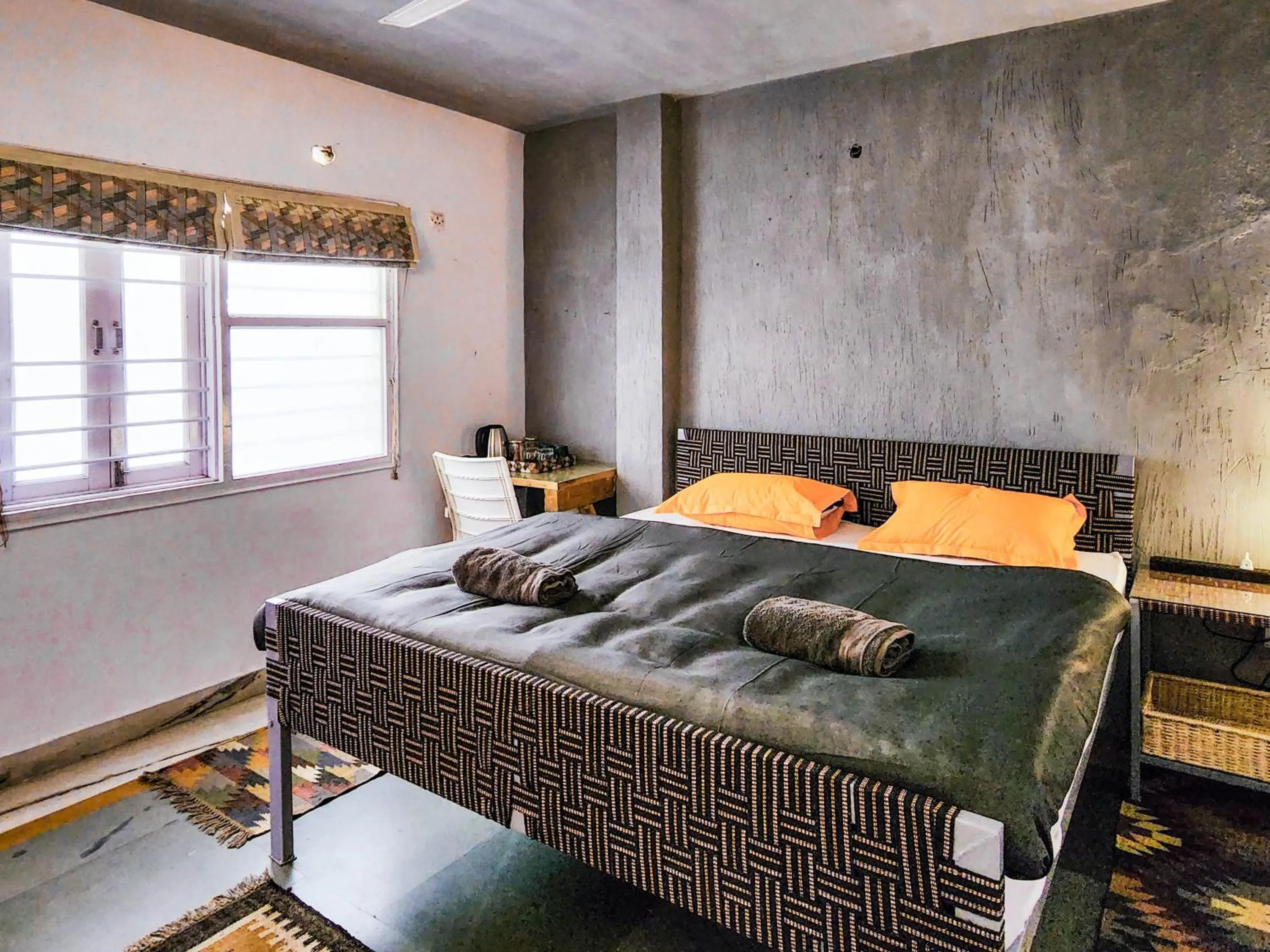 Bed in JHouse near Bhikaji