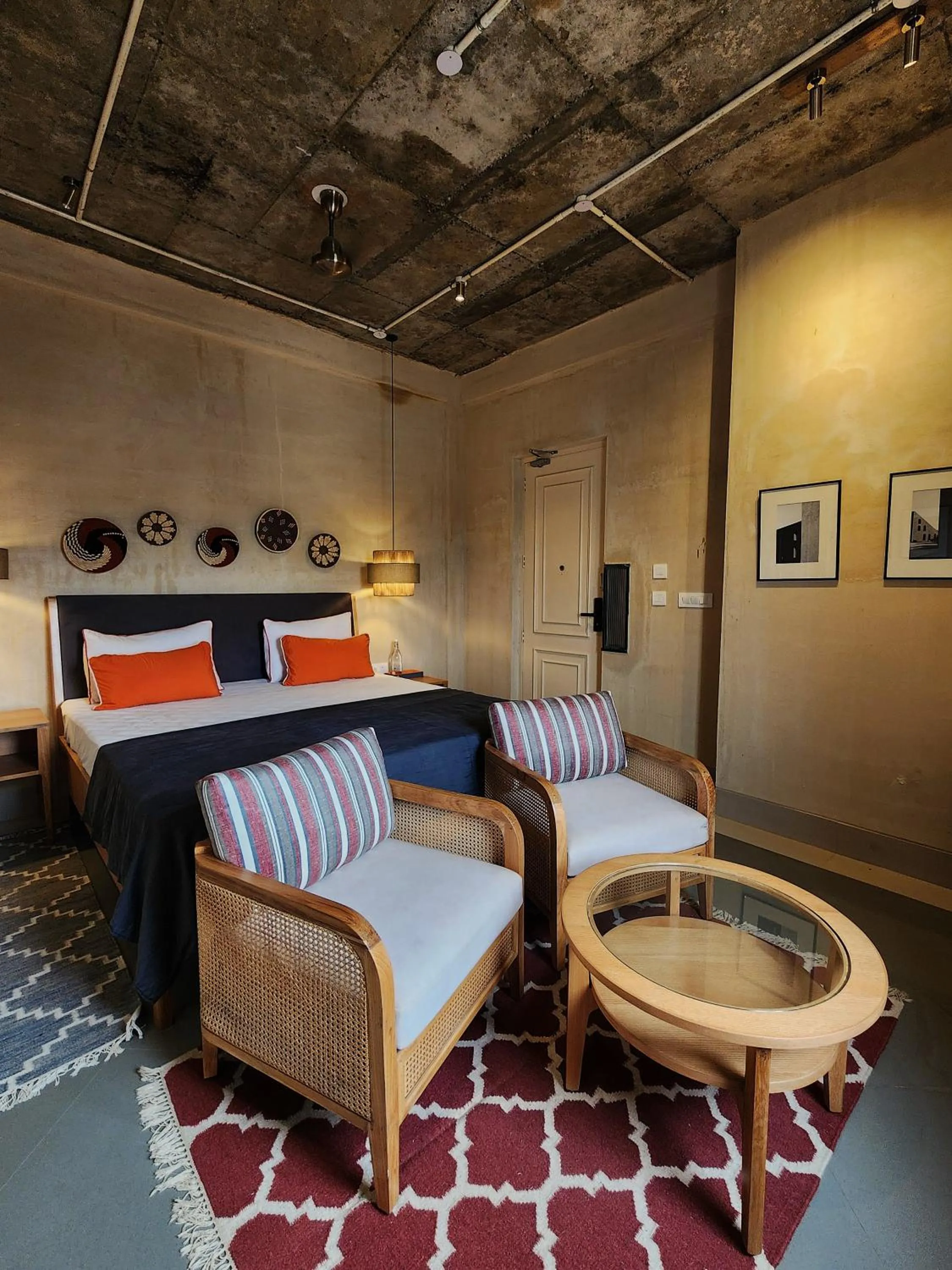 Bed in JHouse near Bhikaji