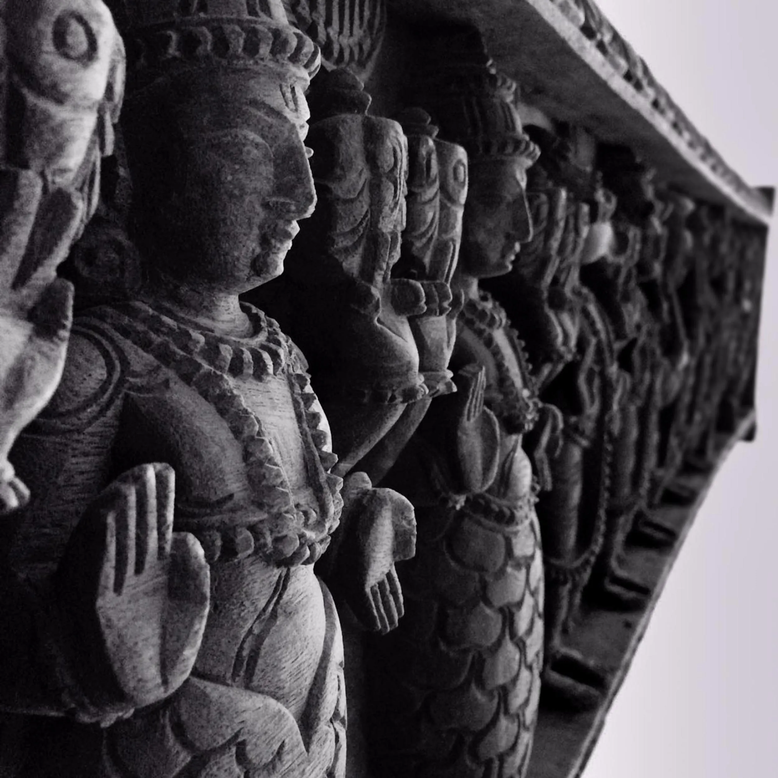 Decorative detail in JHouse near Bhikaji