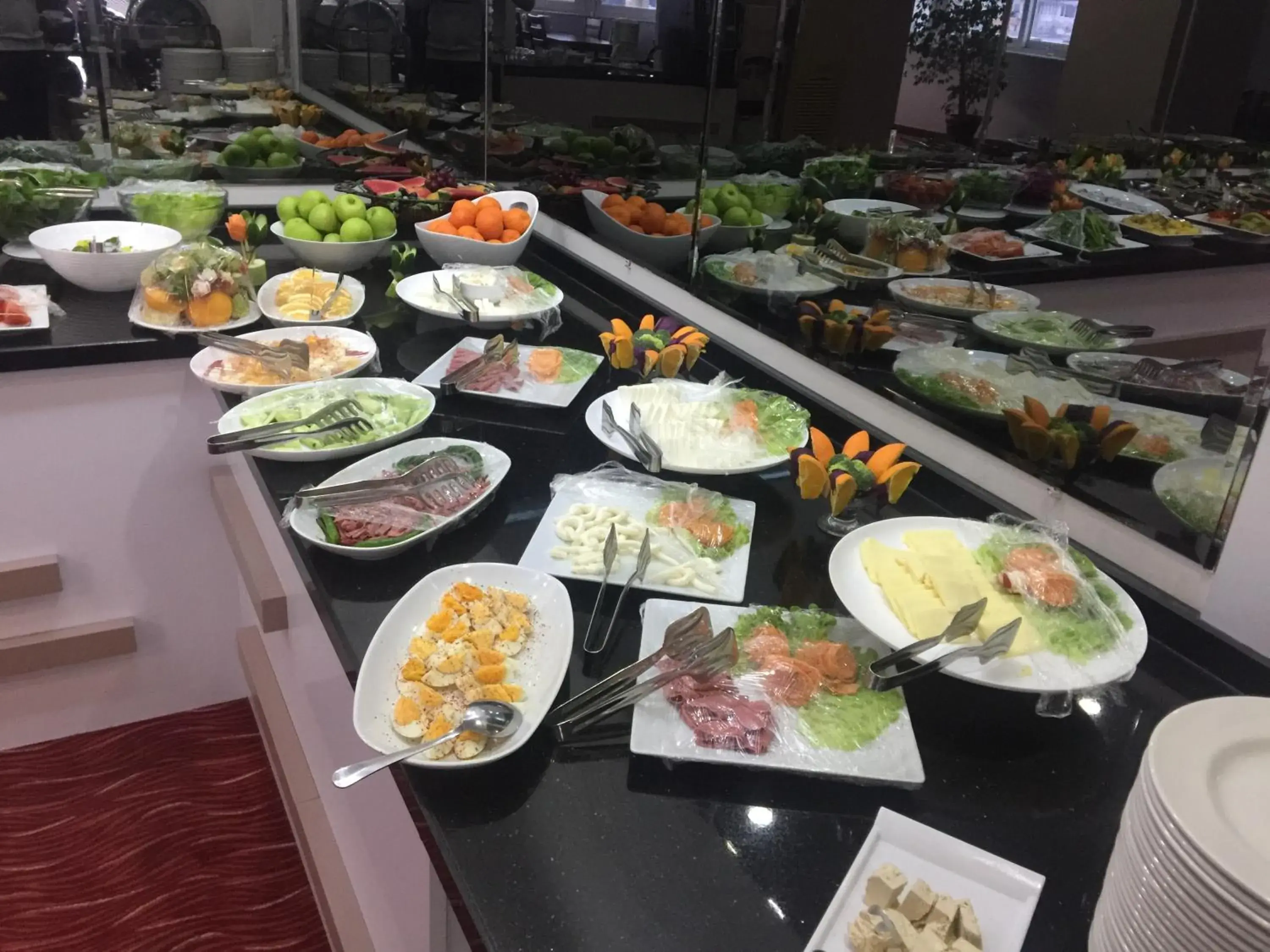 Buffet breakfast in Grand Kayalar Hotel