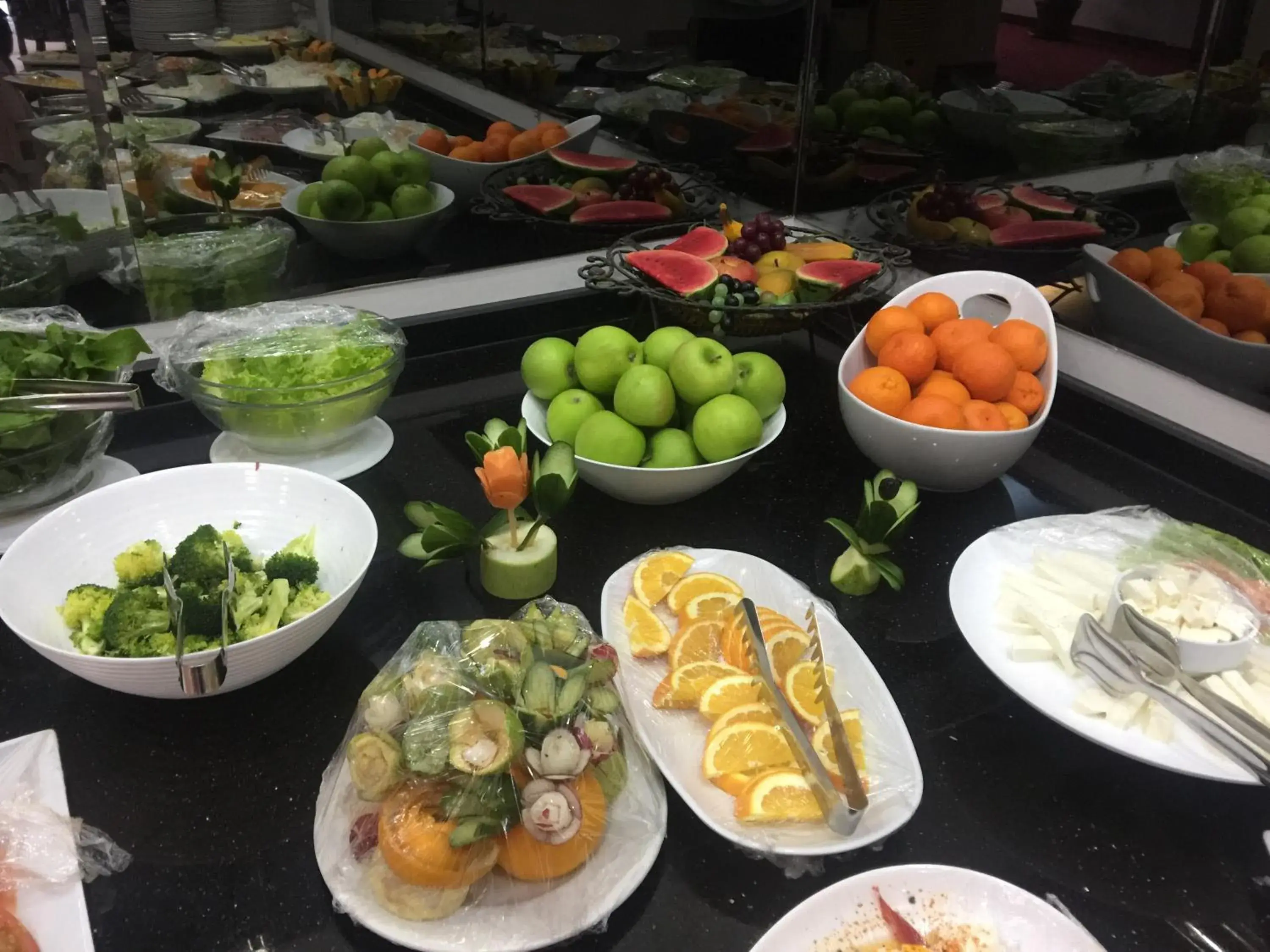 Buffet breakfast in Grand Kayalar Hotel