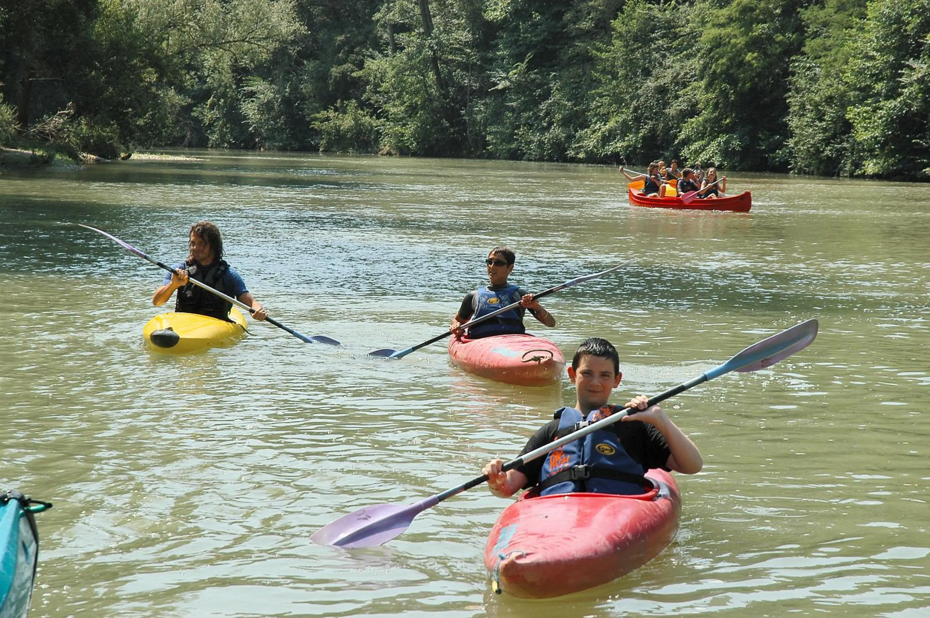 Canoeing in La Bastide
