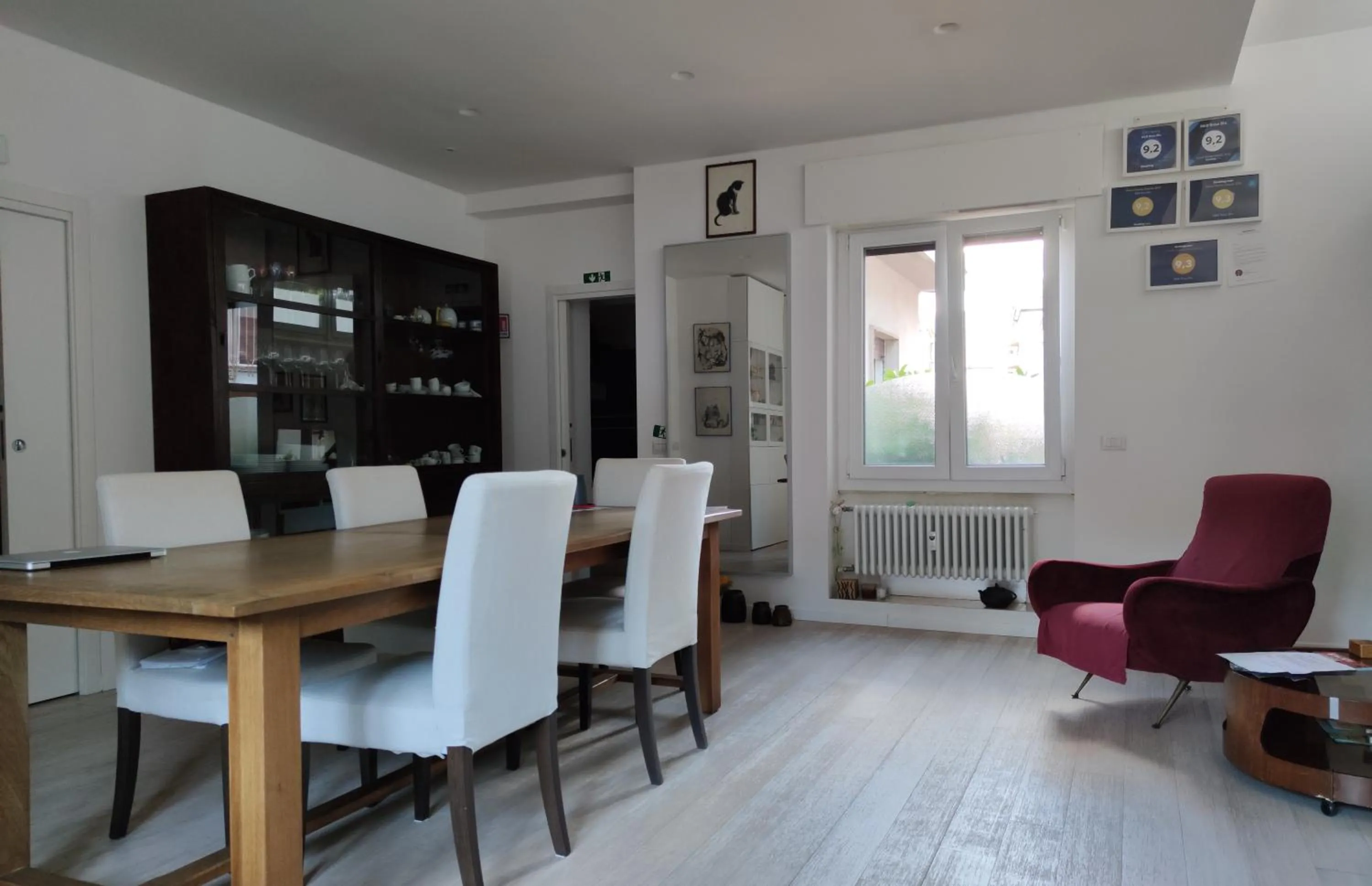 Dining area in B&B Rosa Blu