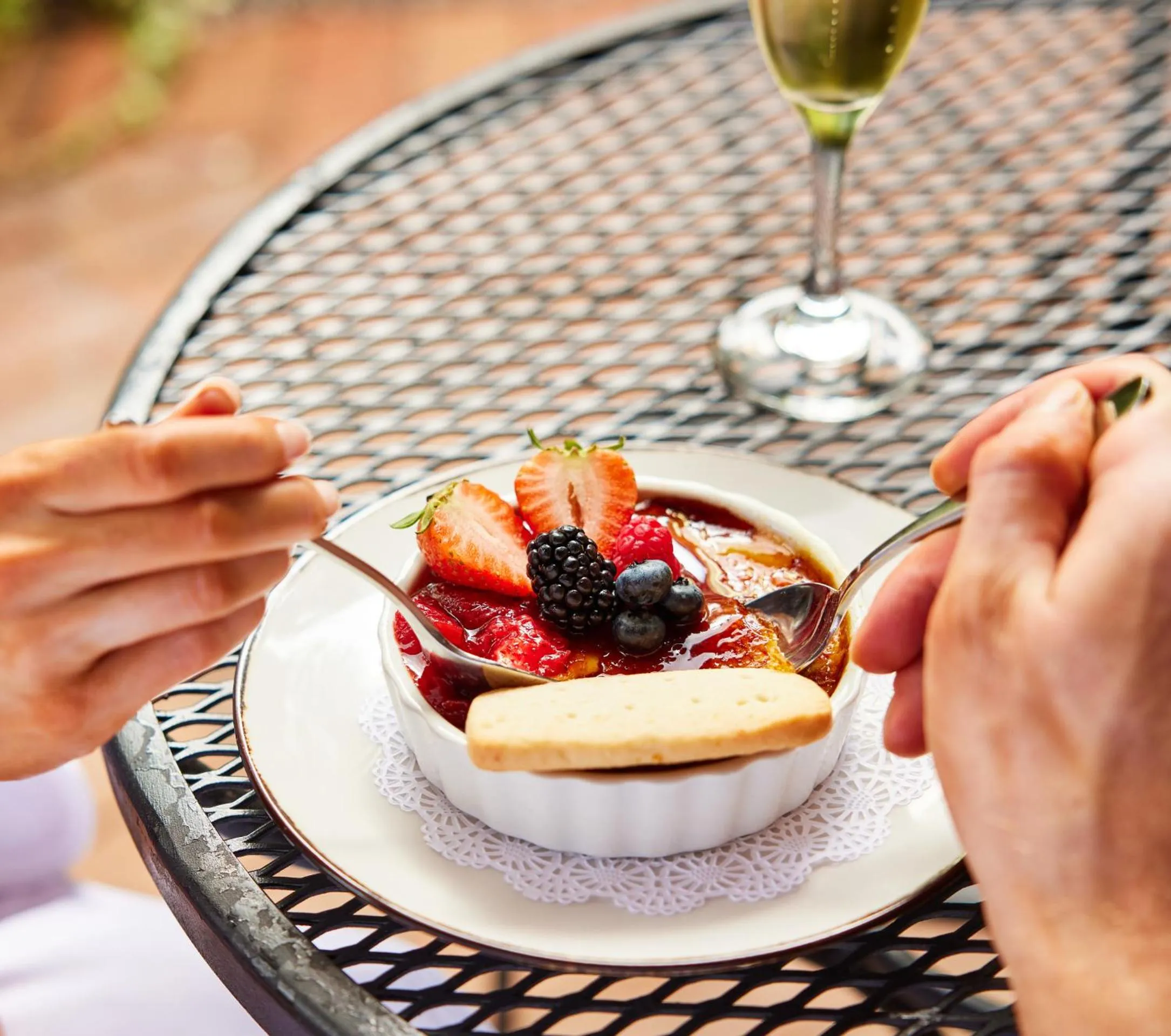 Food close-up in Mirbeau Inn & Spa - Skaneateles