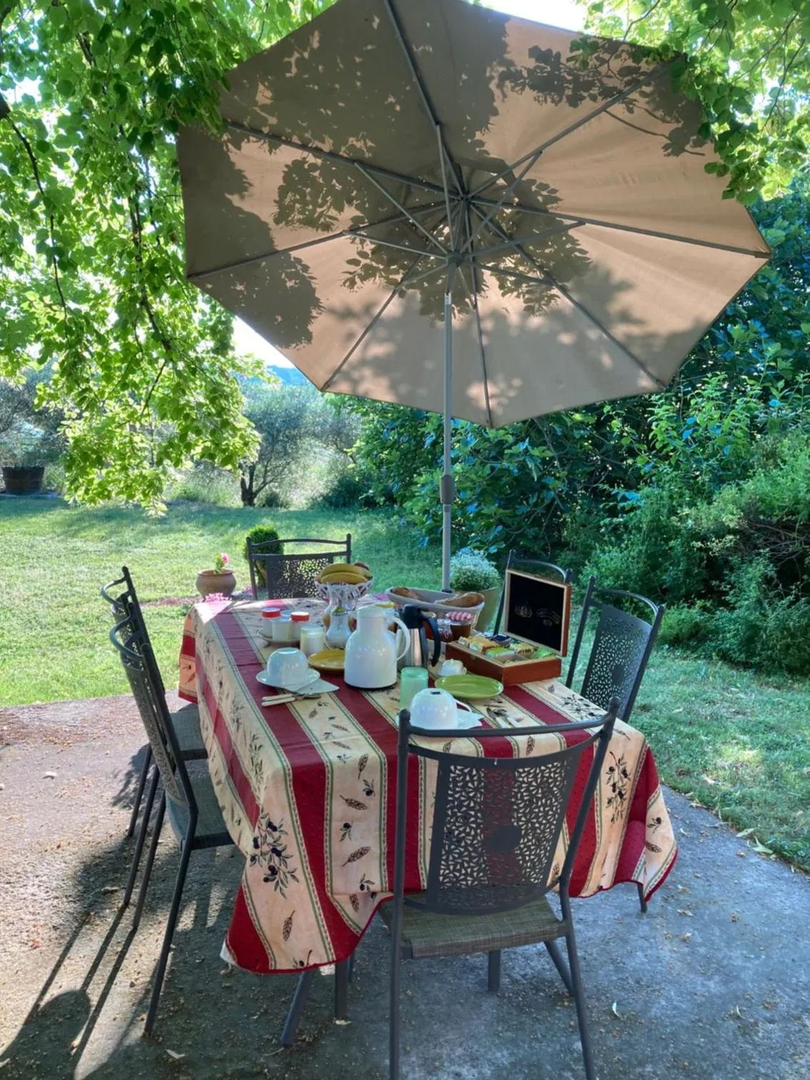 Patio in Mas du Crès