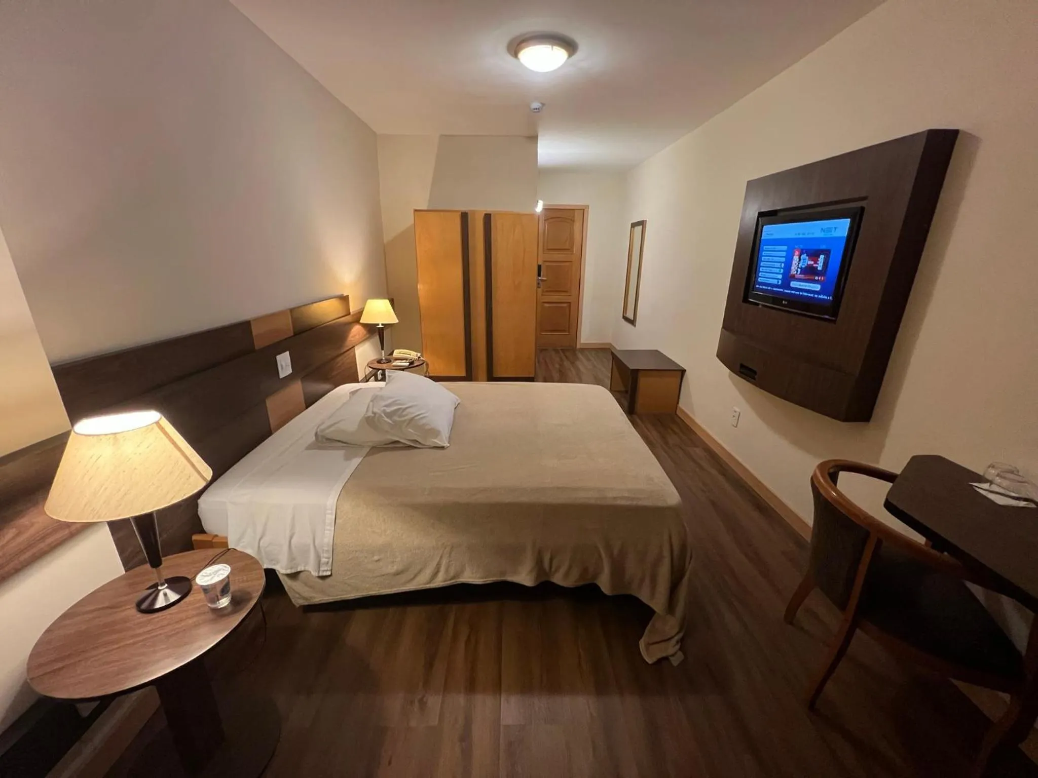 Bed in Gran Continental Hotel Taubaté