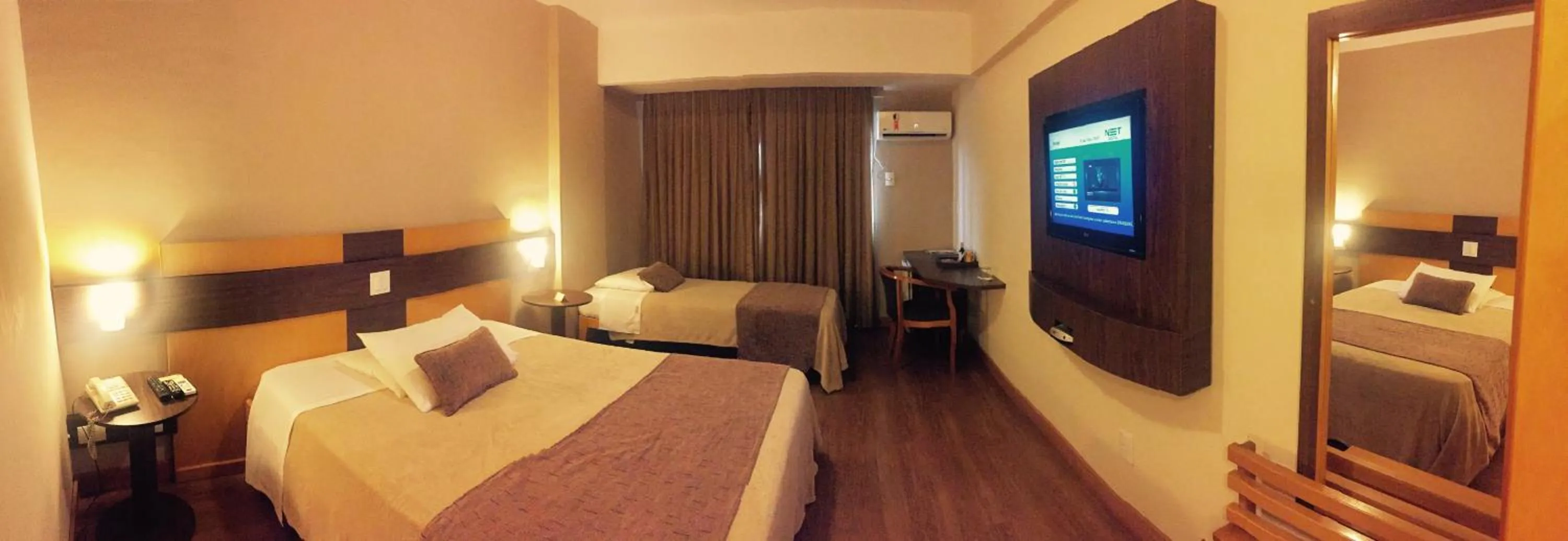 Bedroom, Bed in Gran Continental Hotel Taubaté