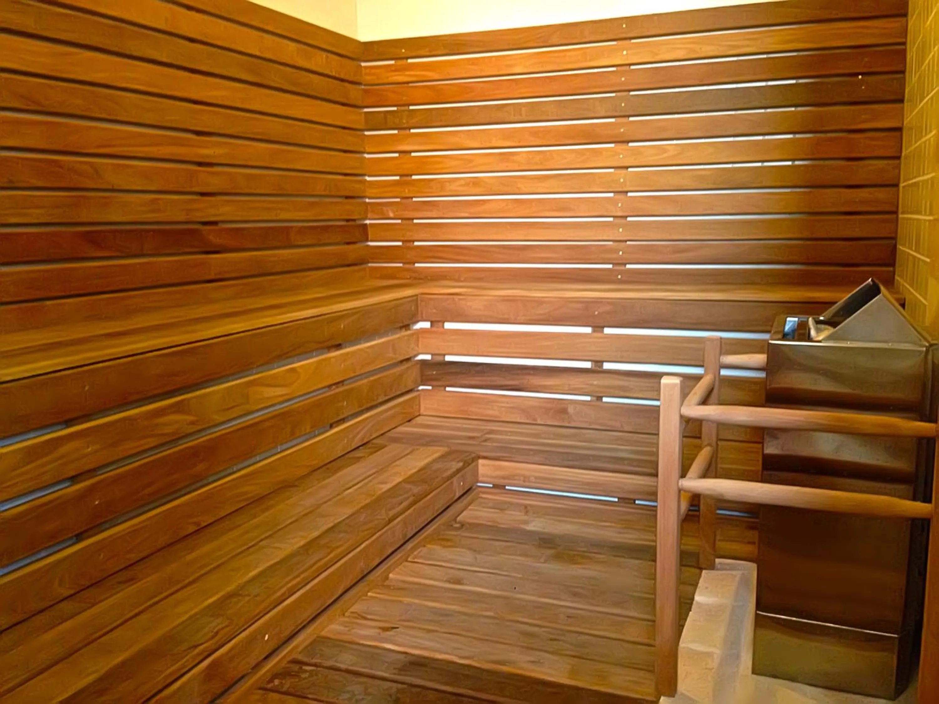 Steam room in Gran Continental Hotel Taubaté