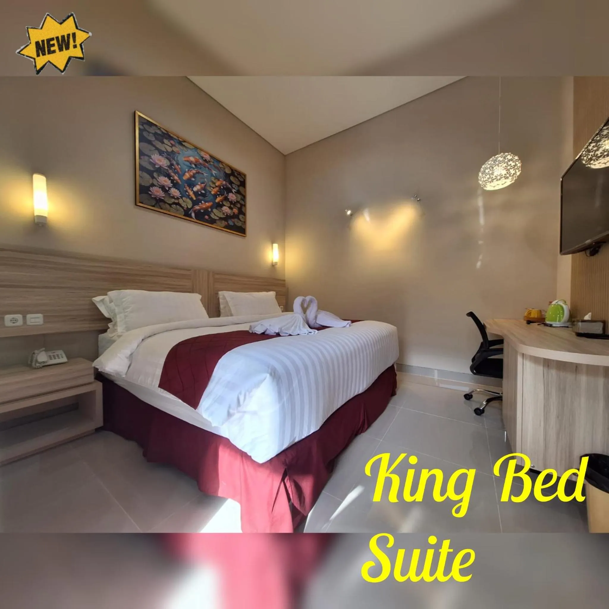 Bed in Sunshine Family Homestay near Terminal 1 Juanda Airport