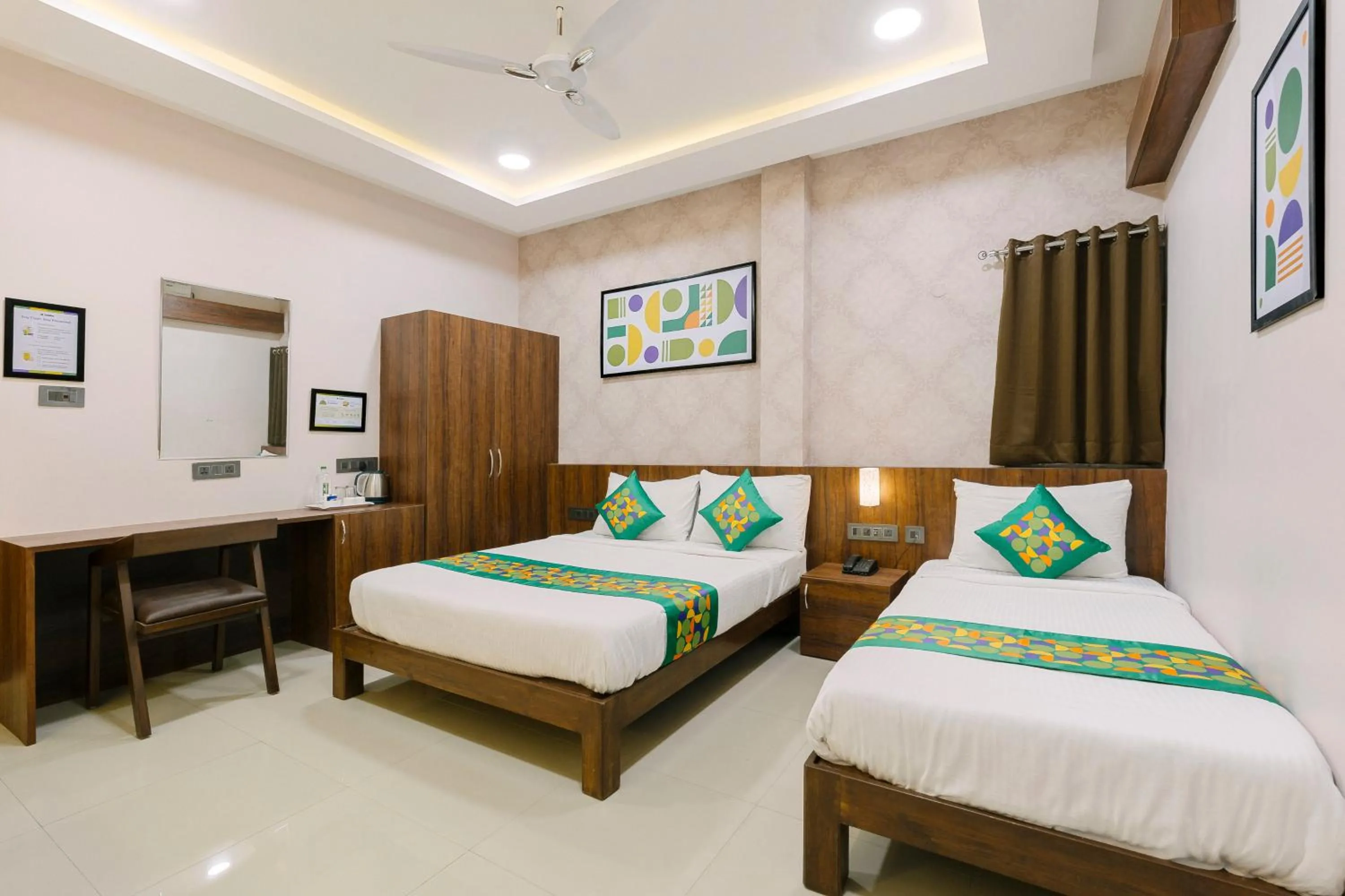 Bedroom, Bed in Treebo RKH Palace