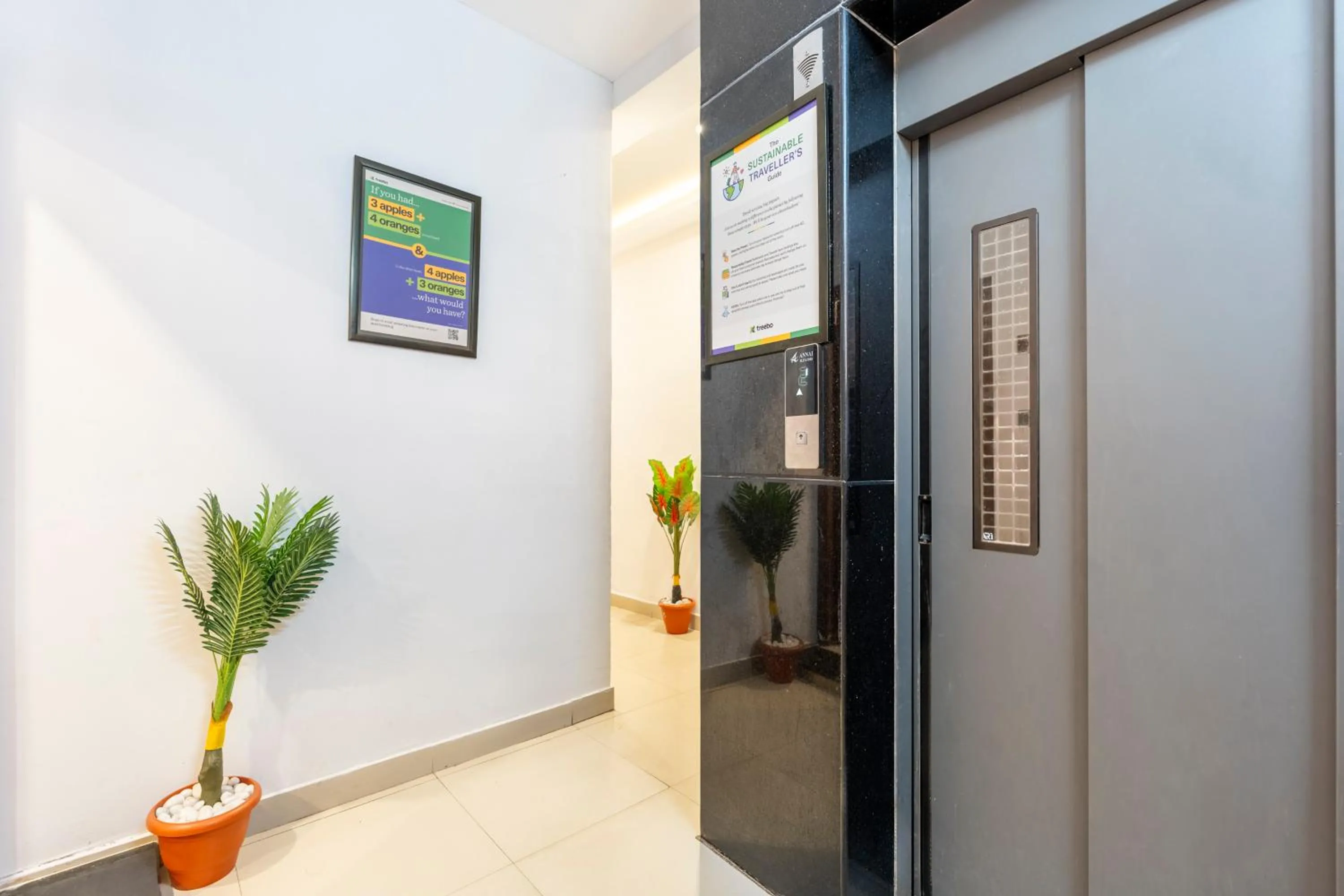 elevator in Treebo RKH Palace