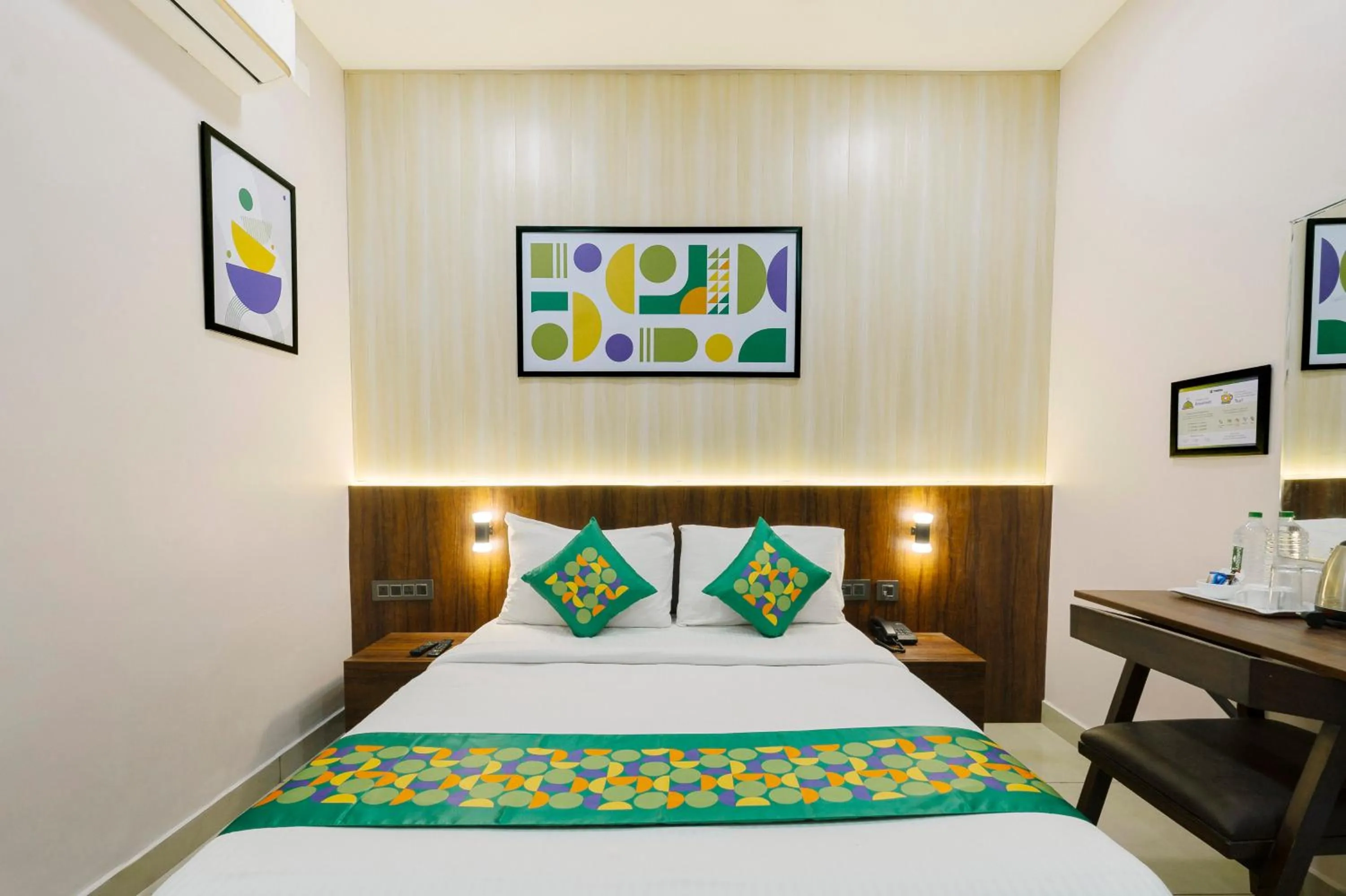 Bedroom, Bed in Treebo RKH Palace
