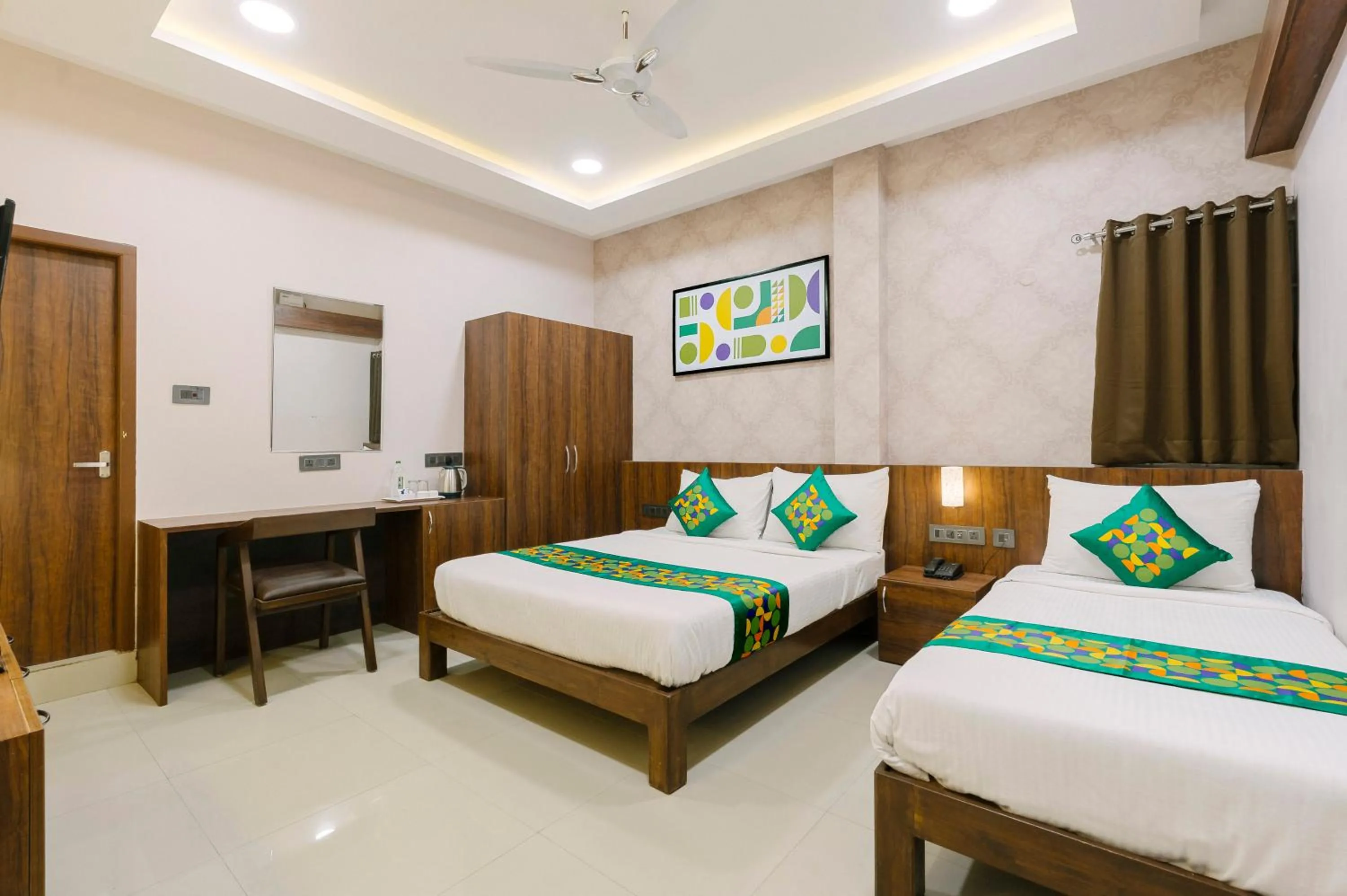 Bedroom, Bed in Treebo RKH Palace